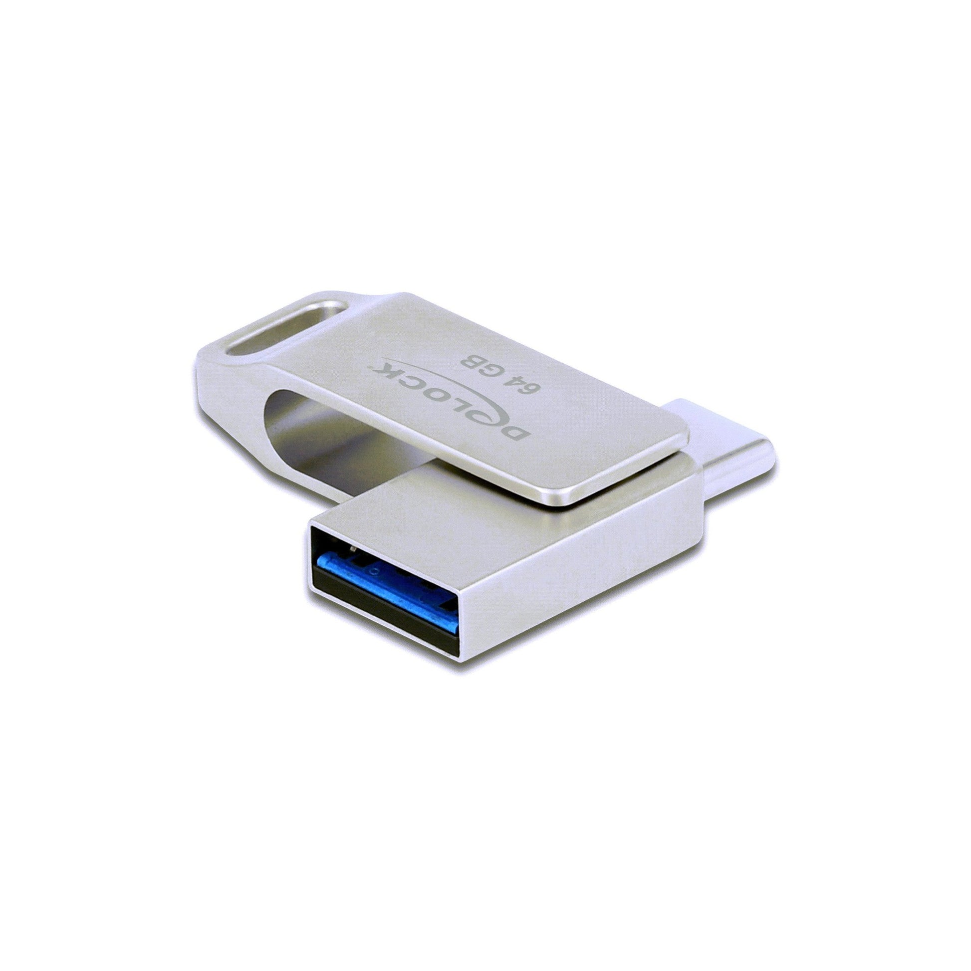 Delock USB3.2 USB-C+Typ-A Speicherstick
