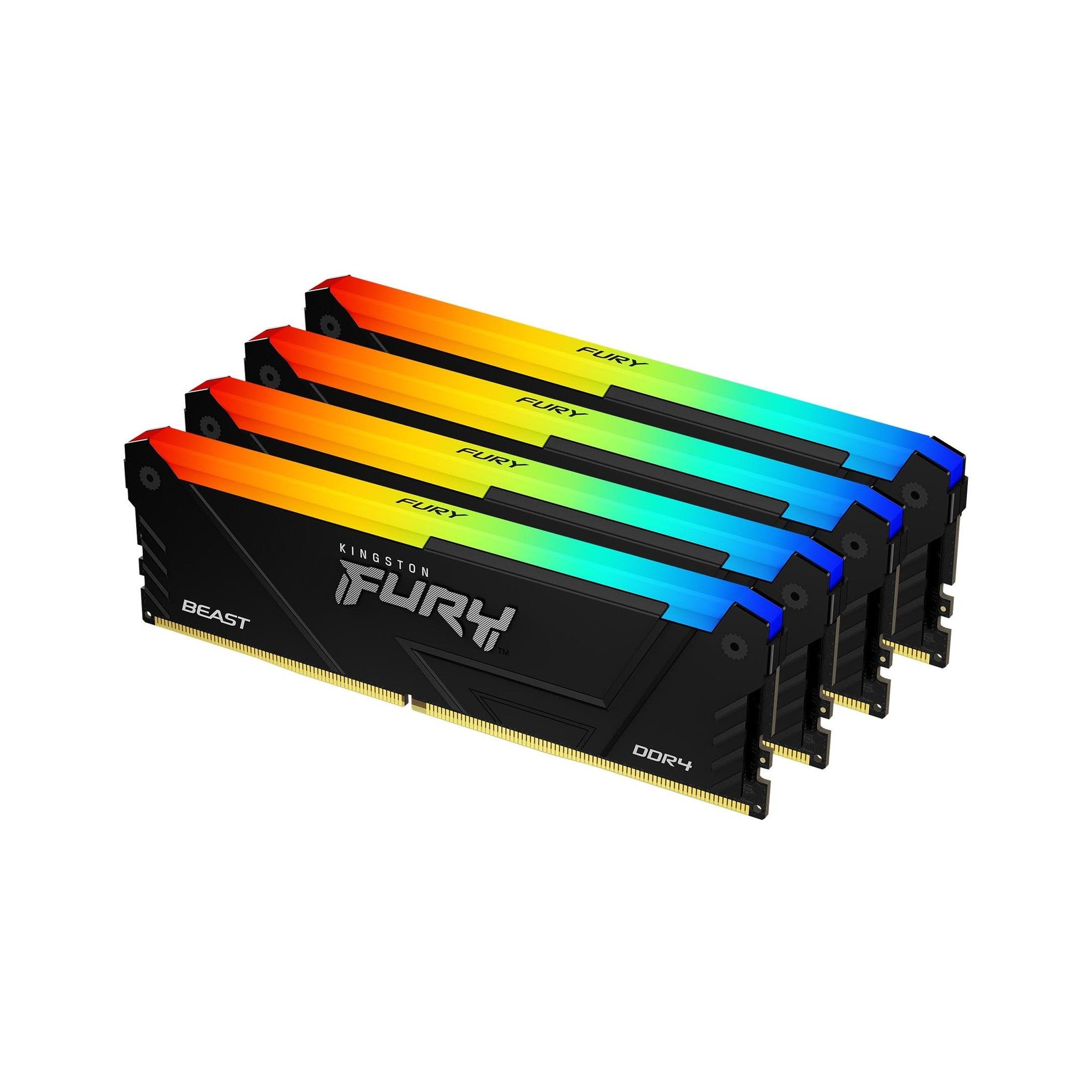 FURY Beast RGB DDR4 128GB 4-Kit 3200MT/s