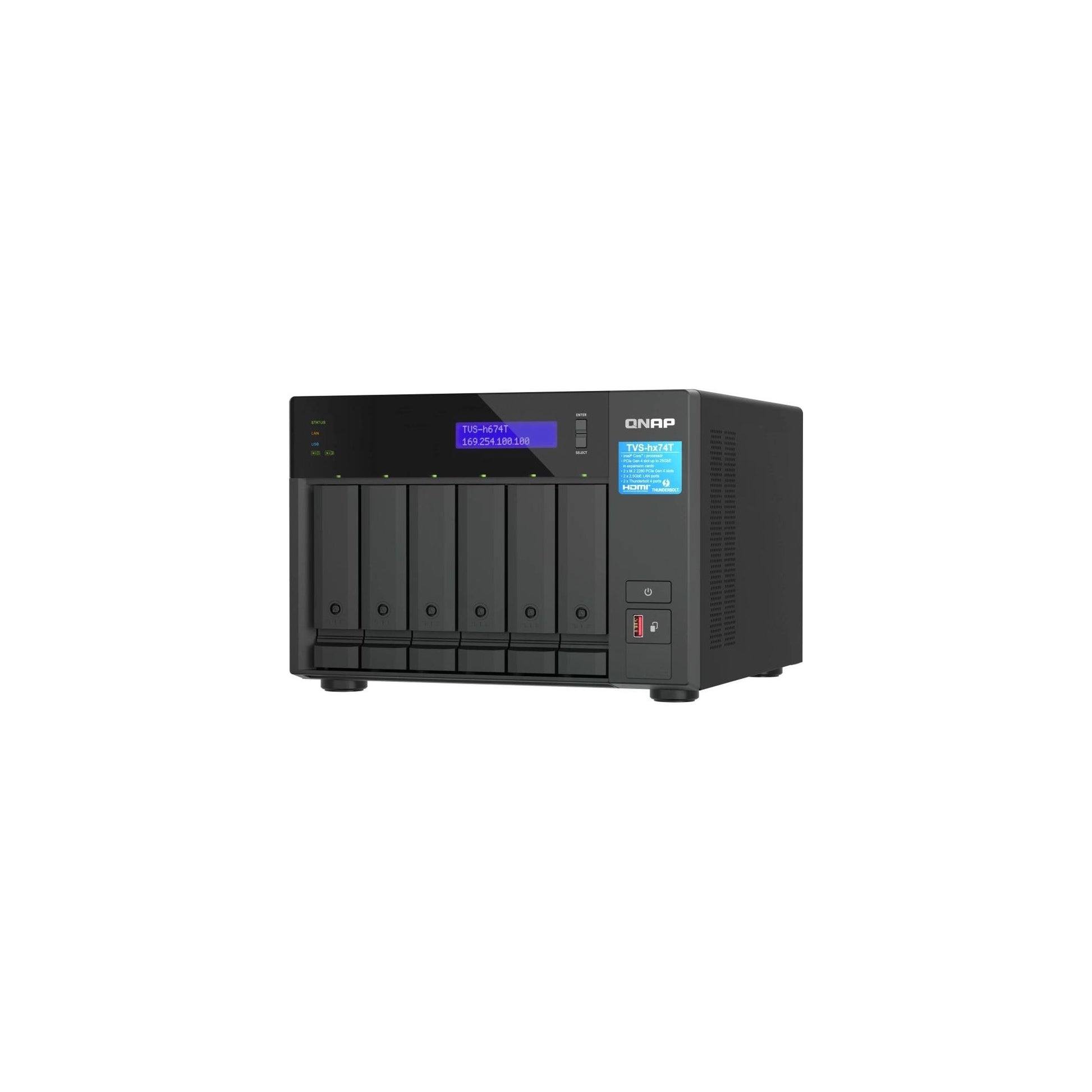 QNAP NAS TVS-h674T-i5-32G, 6 bay