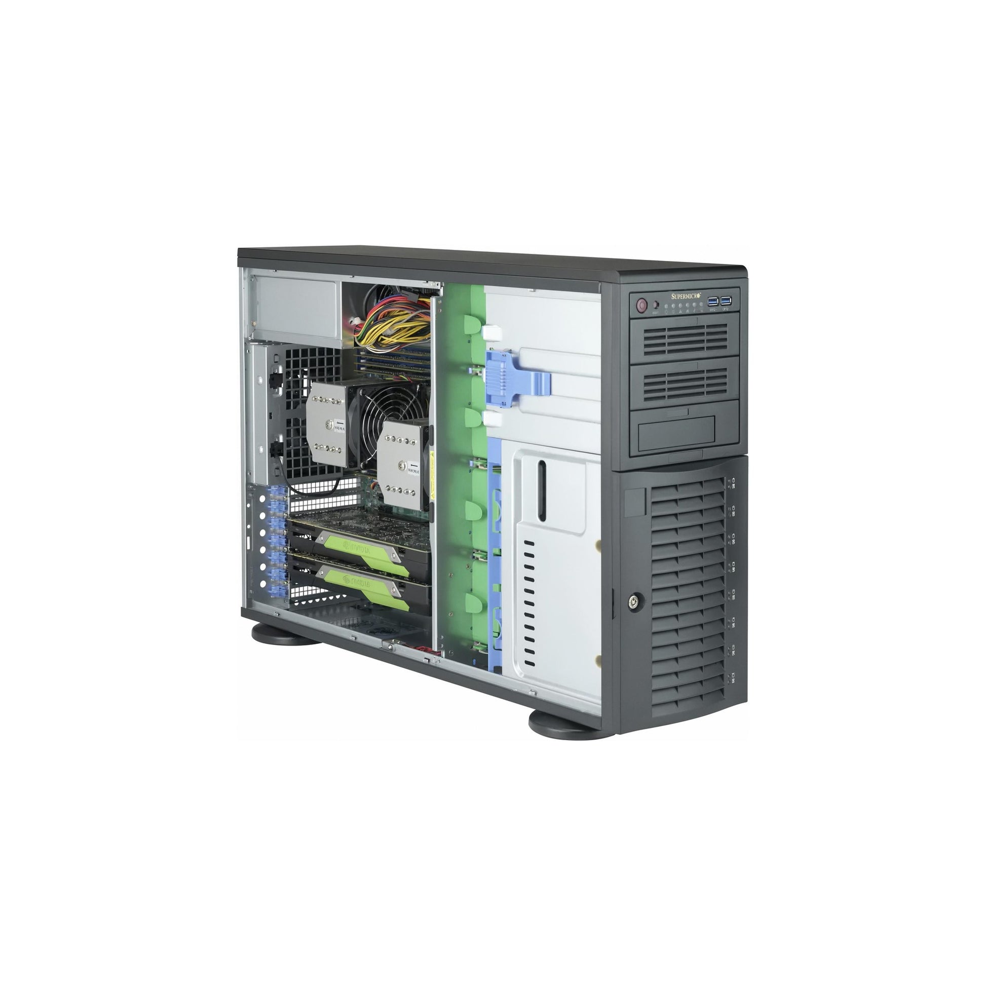 Supermicro CSE-743AC-1K26B-SQ 4U Tower