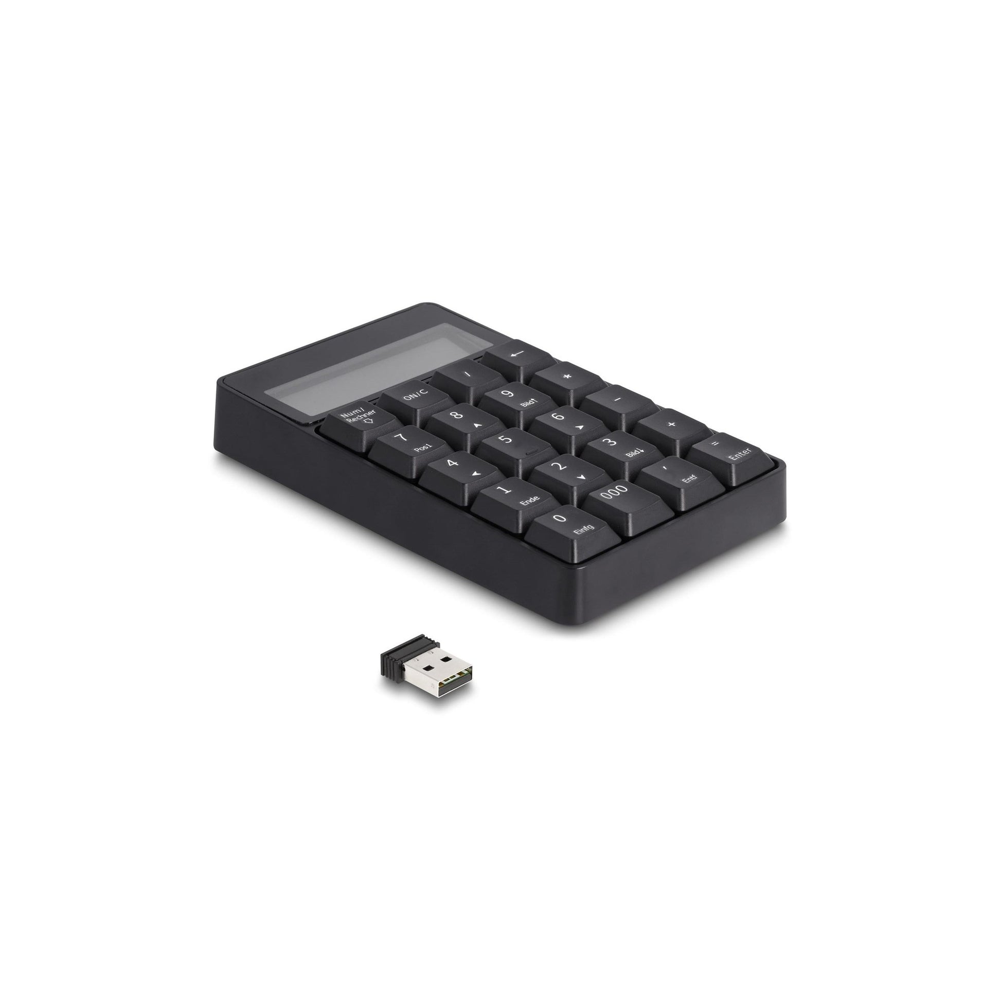 Delock 2 in 1 USB-A Nummernblock Kabellos