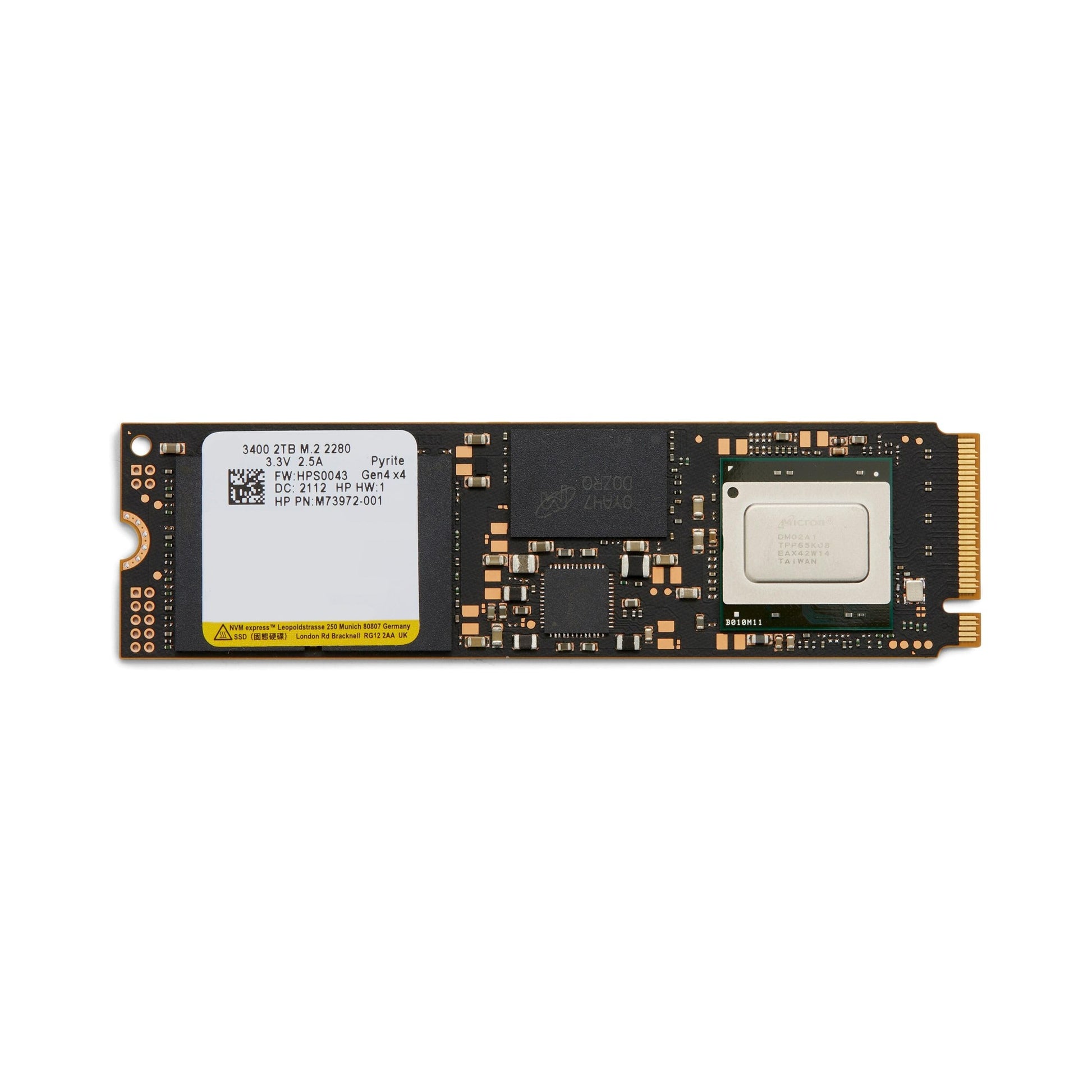 HP SSD 2TB M.2 PCIe 4x4 NVMe G11