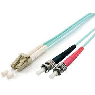 Equip LWL Patchkabel LC->ST 1.00m Multimode Duplex OM3 turq Polybeutel