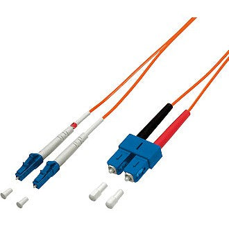 Equip LWL Patchkabel LC->SC 2.00m Multimode Duplex OM1 or Polybeutel
