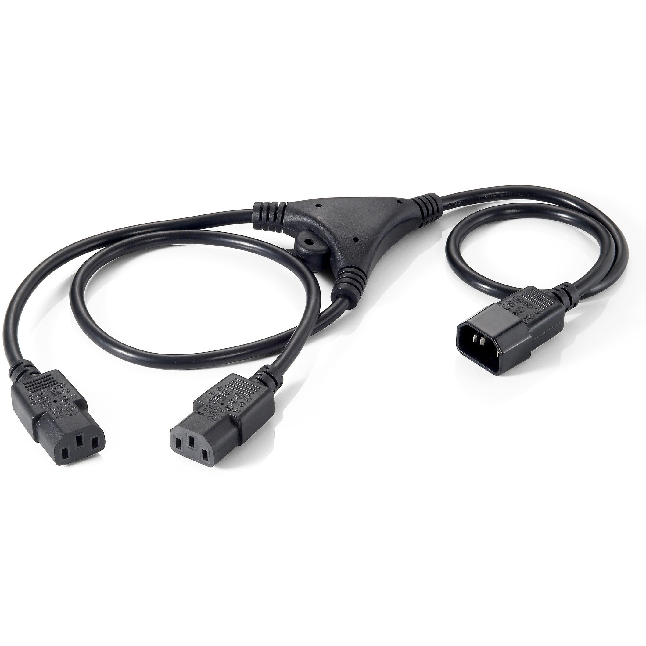 Equip Y-Netzverlängerung IEC C14 -> 2x IEC C13 St/Bu 1 Polybeutel
