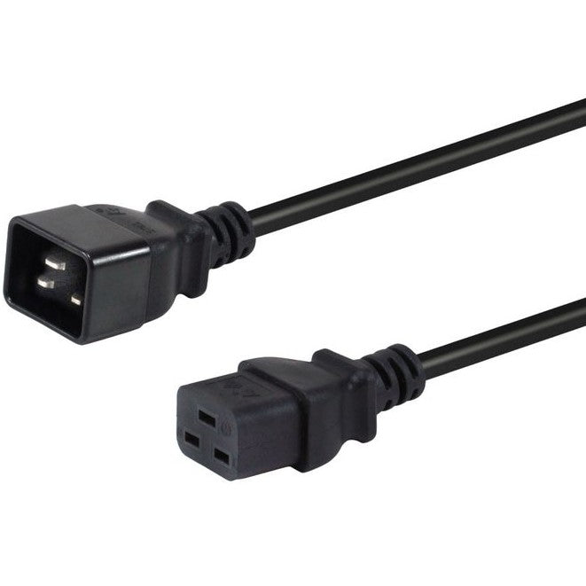 Equip Netzkabel Anschl. C20 -> C19 3.00m schwarz