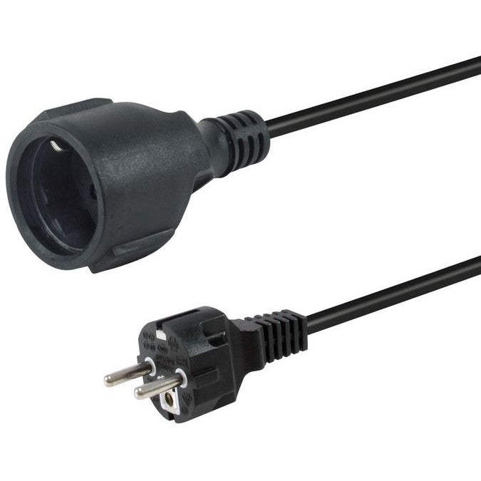 Equip Netzkabel Anschl. Schuko -> CEE7/3 3.00m schwarz