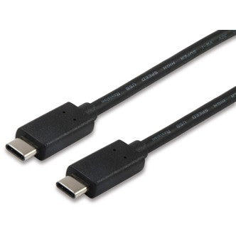 Equip Kabel USB-C 2.0 -> C St/St 1.00m 3A 480Mbps sw Polybeutel