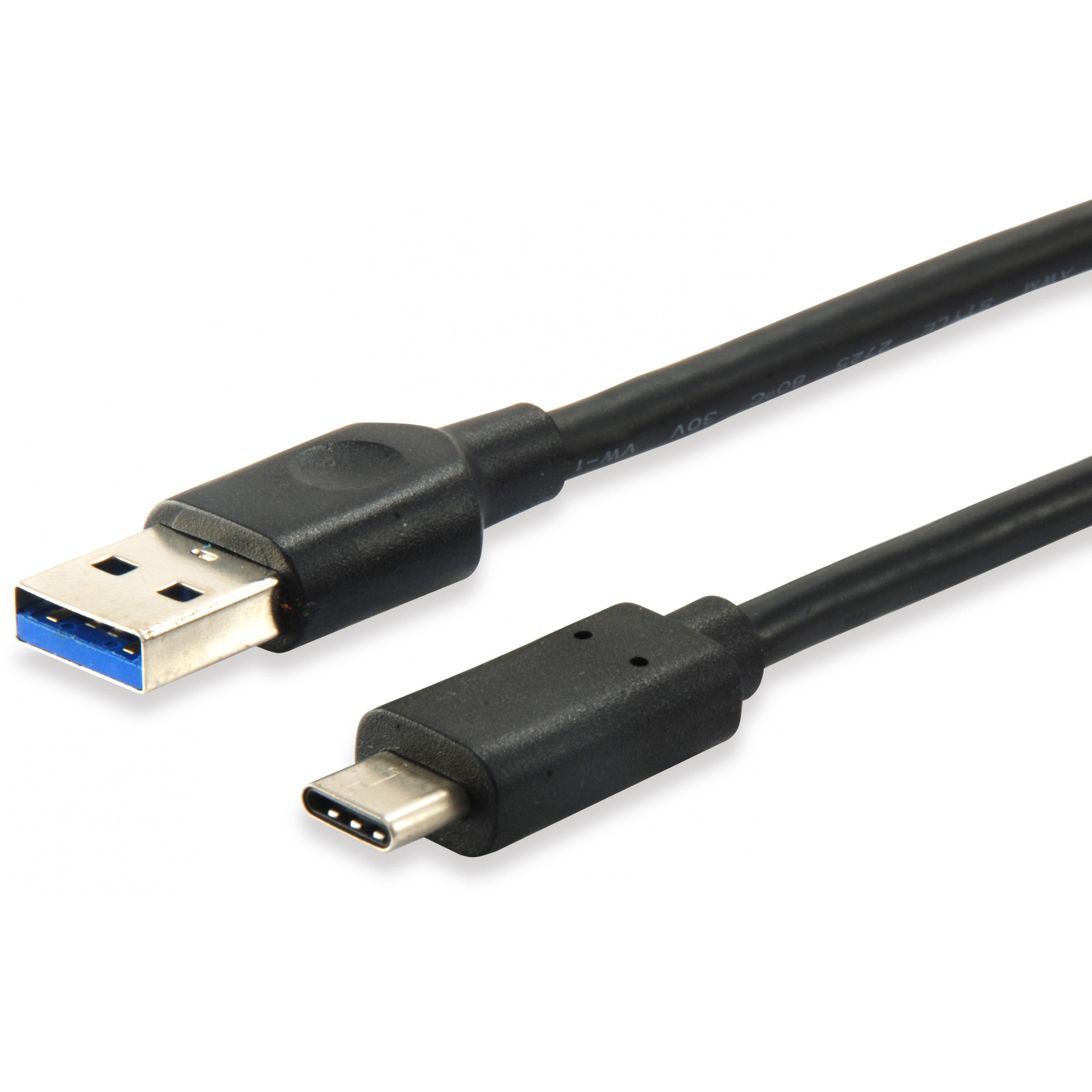 Equip Kabel USB-A 3.2 -> C St/St 1.00m 3A/20V sw Polybeutel