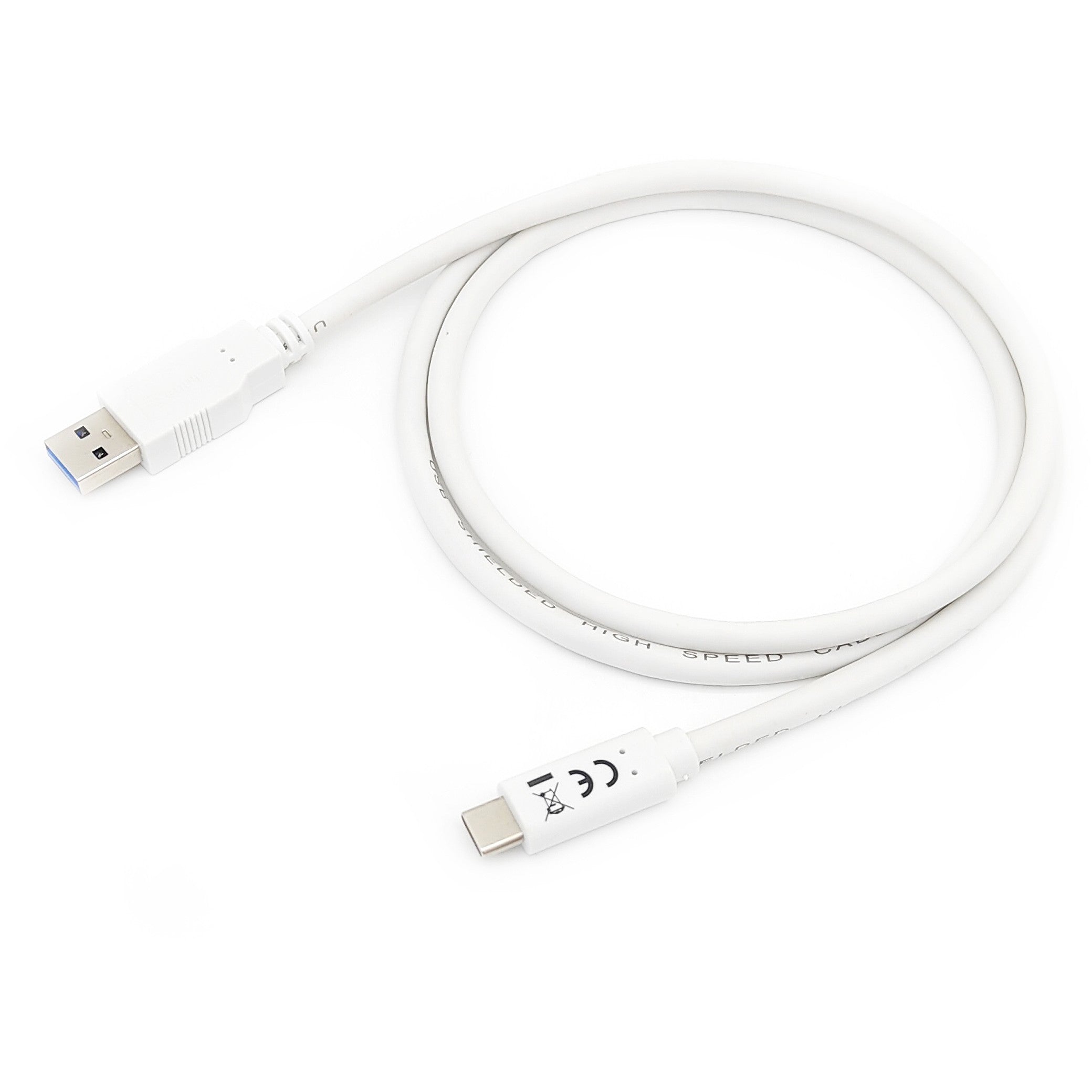 Equip Kabel USB-A 3.2 -> C St/St 1.00m 3A/20V ws