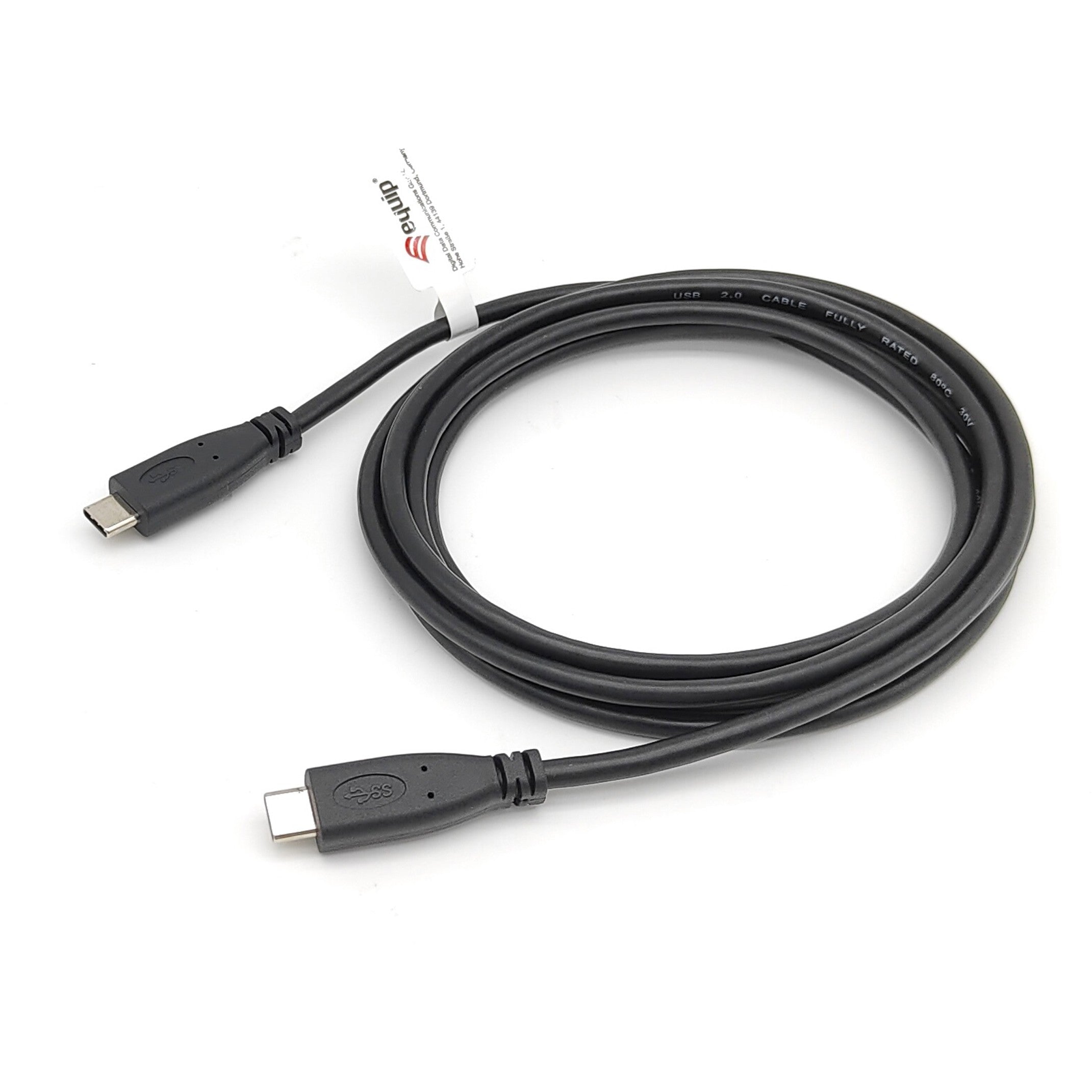 Equip Kabel USB-C 2.0 -> C St/St 2.00m 3A 480Mbps sw