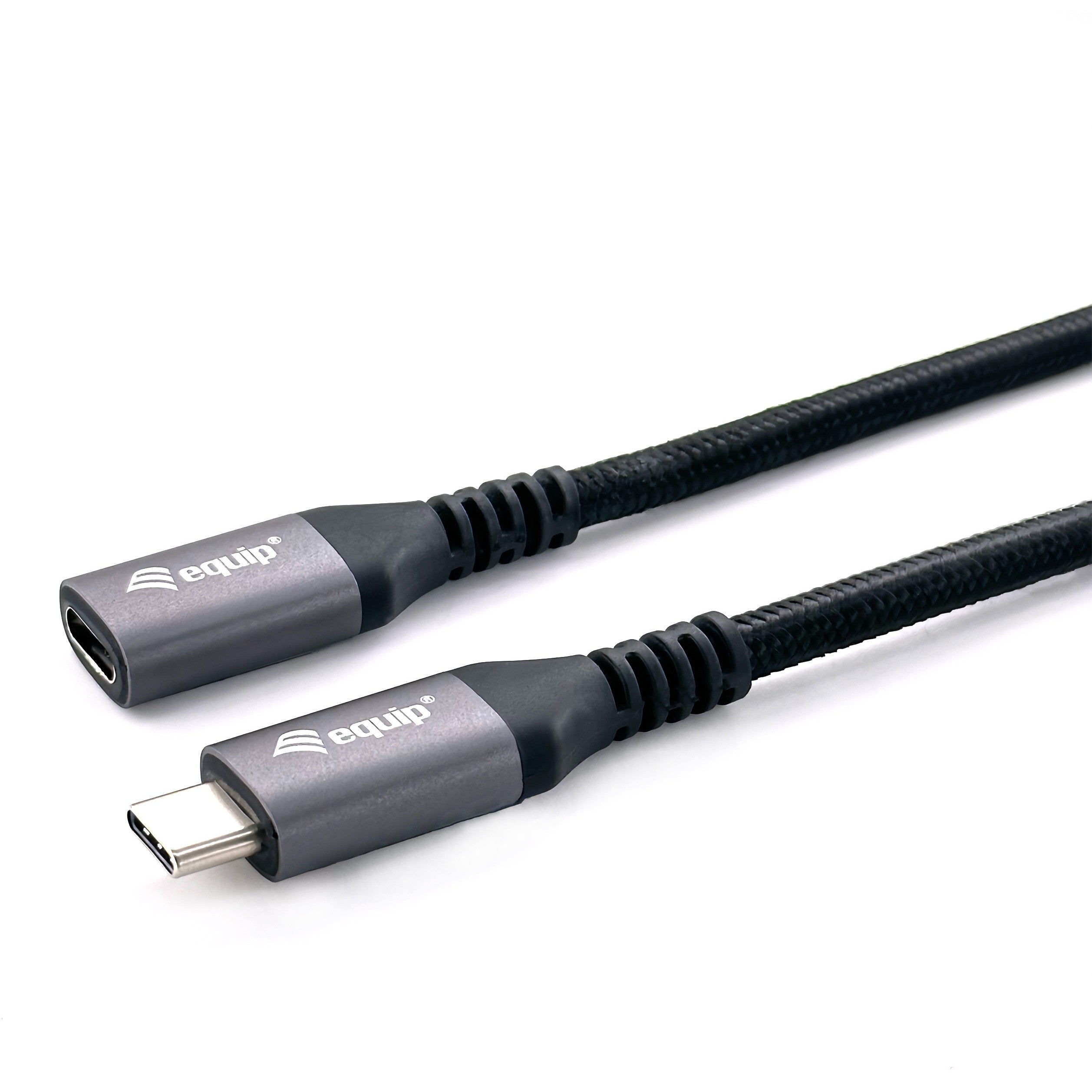 Equip Kabel USB-C 3.2 -> C Verl. St/Bu 1.00m 5A 4K/60Hz sw
