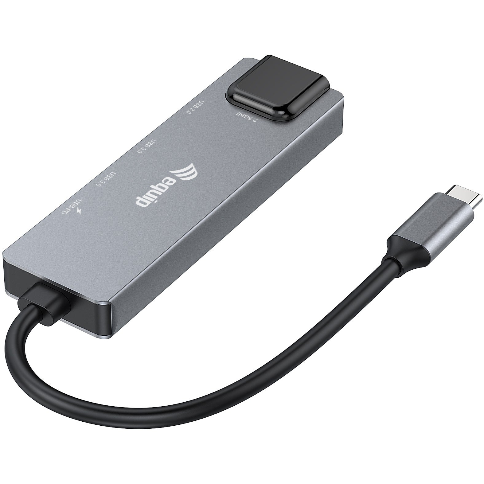 Equip Adapter USB-C -> RJ45 10/100/1000/2500 Mbps + USB 3.2