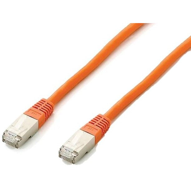 Equip Patchkabel Cat6A S/FTP 2xRJ45 3.00m orange Plat.LSZH Polybeutel