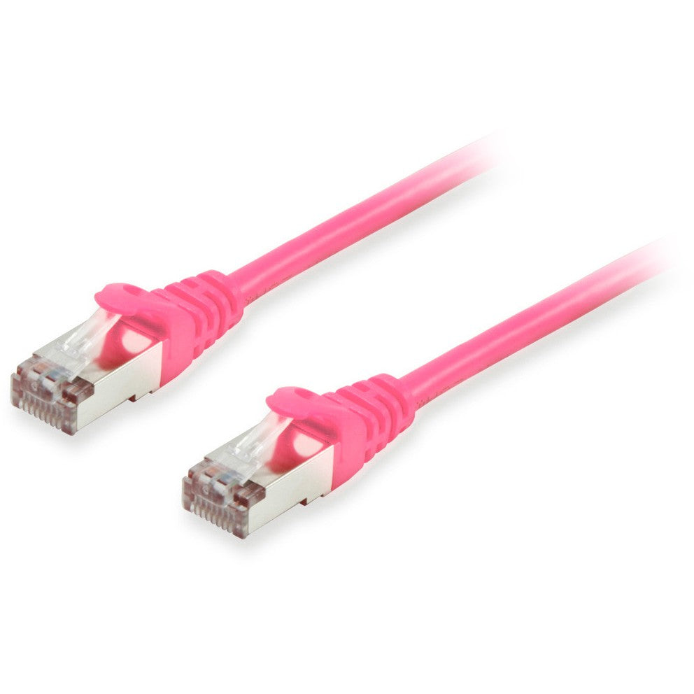Equip Patchkabel Cat6A S/FTP 2xRJ45 0.50m pink LSZH Polybeutel