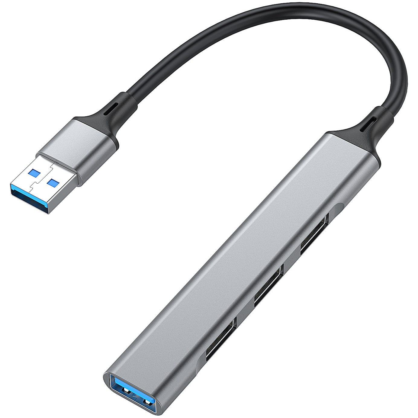 Equip USB-Hub 4-Port 3.0 ->1x3.0 3x2.0 5Gbps o.Netzteil gr