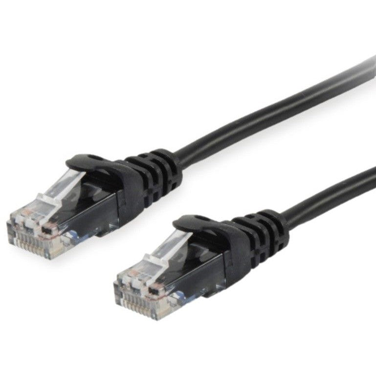 Equip Patchkabel Cat6 U/UTP 2xRJ45 15.00m schwarz Polybeutel