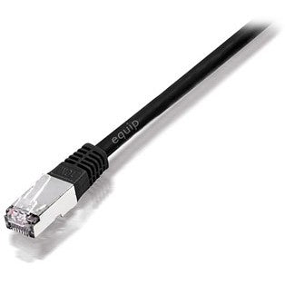 Equip Patchkabel Cat5e Crossover SF/UTP 2xRJ45 1.00m schwar Polybeutel
