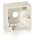 Equip Aufputz-Halterung für Frontplatten RAL 1013 Perlweiß