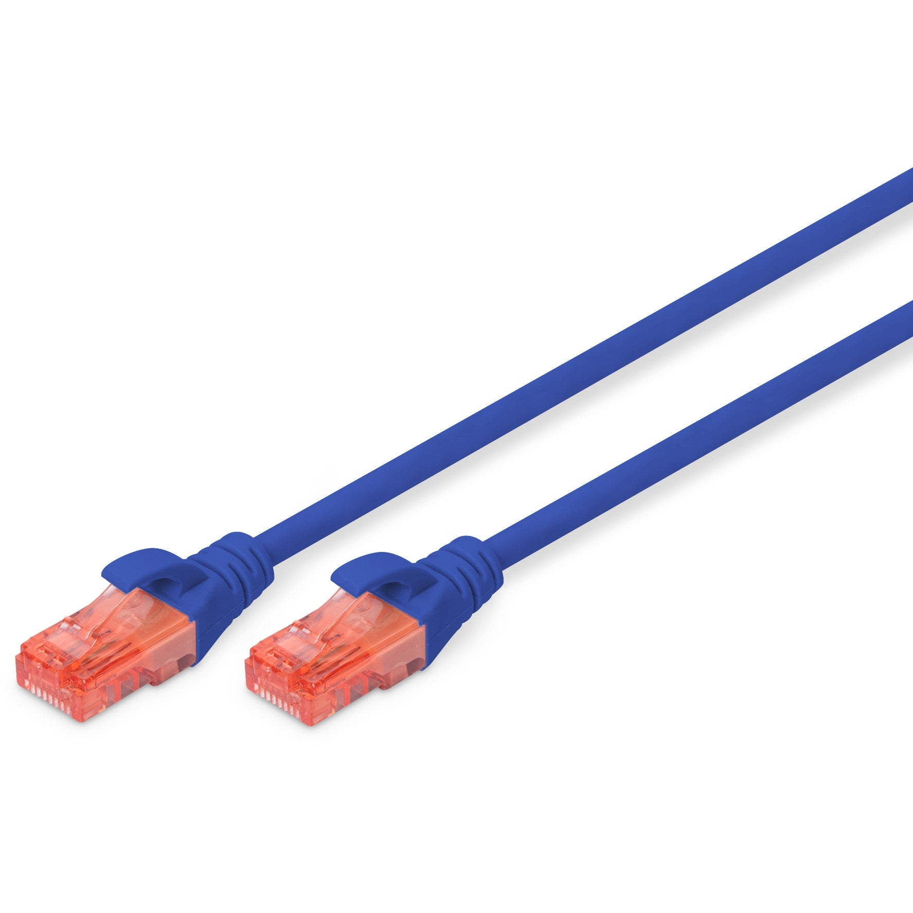 DIGITUS CAT 6 U/UTP Patchkabel - LSZH. 0.25m. blau