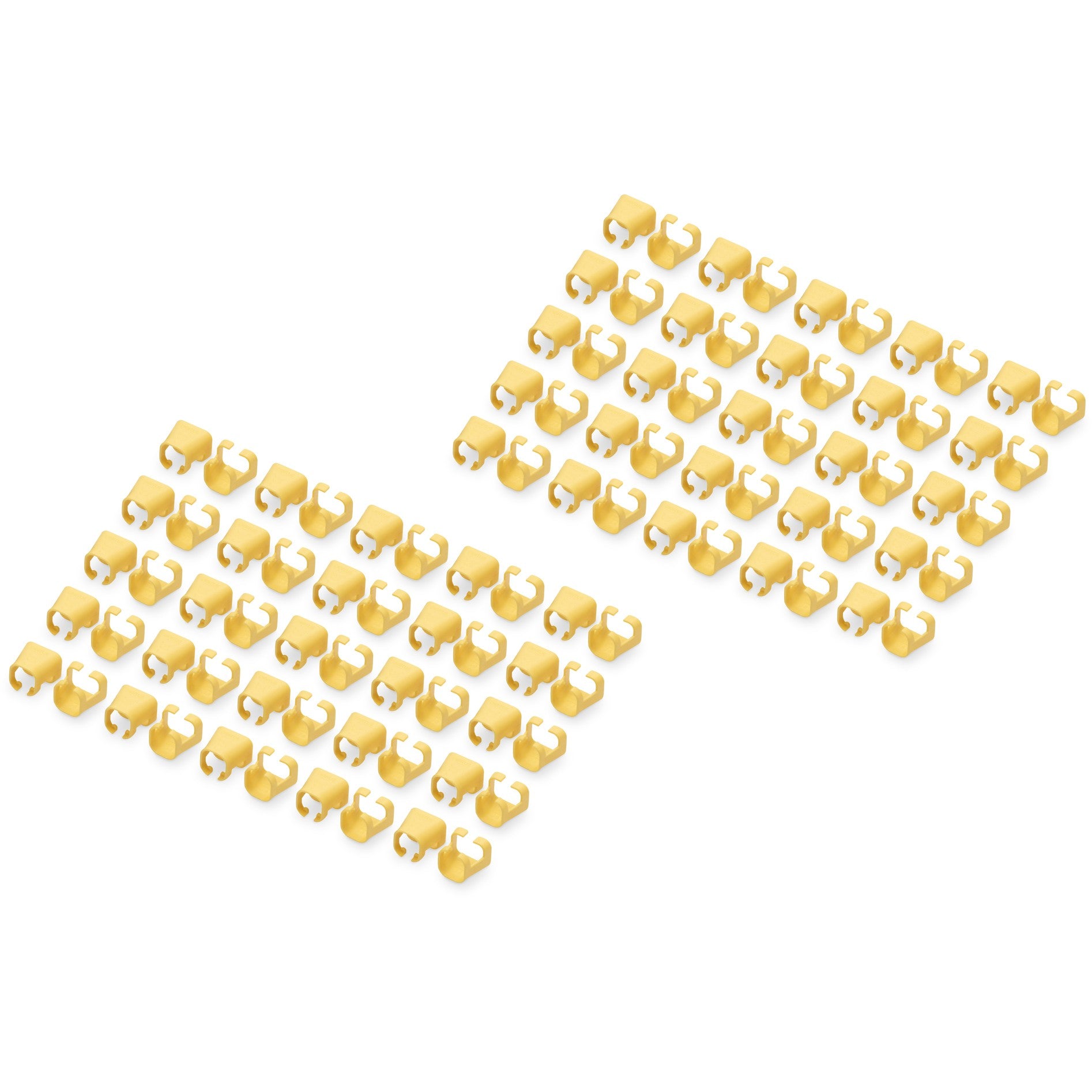 DIGITUS Farbclips für Patchkabel RJ45 100 Stück gelb
