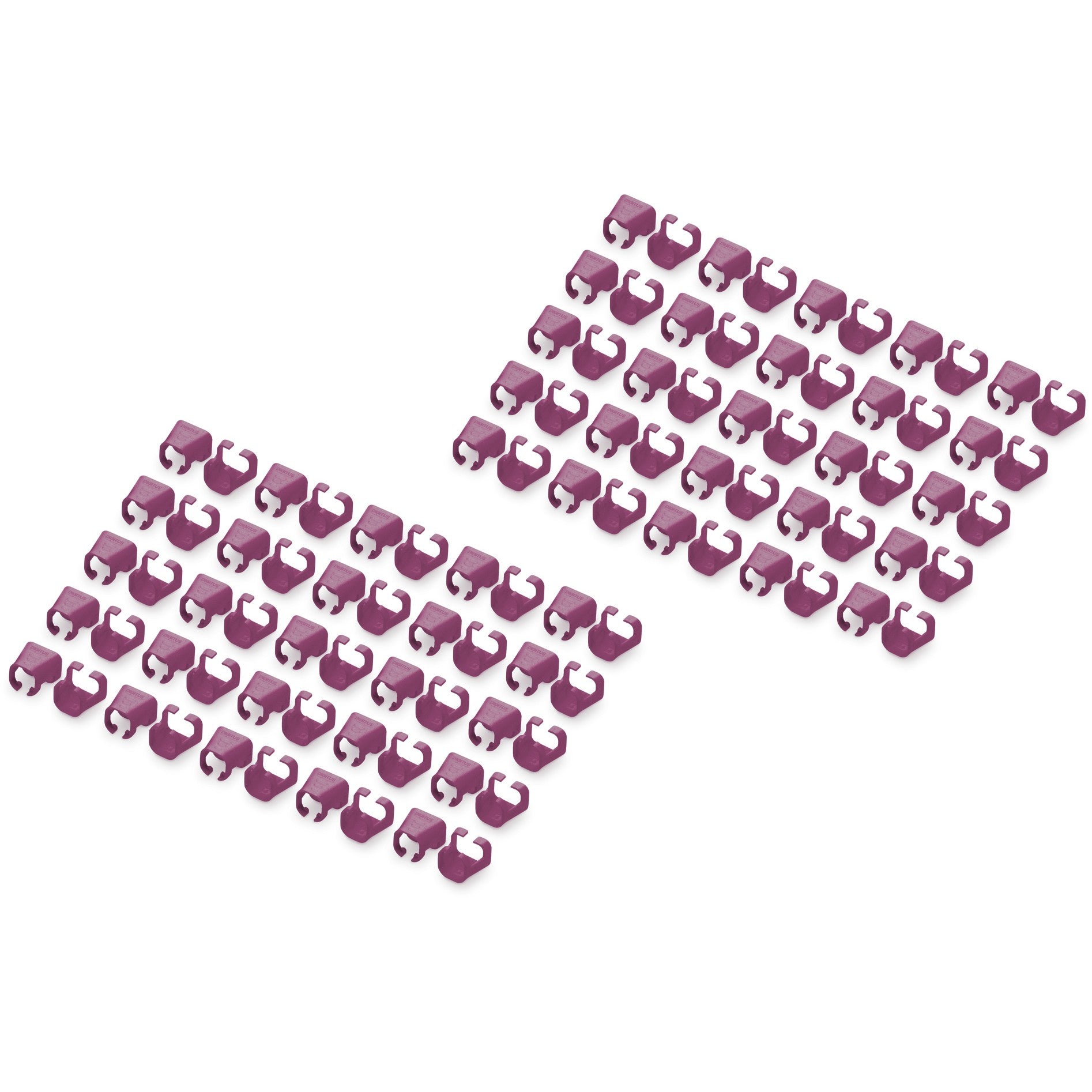 DIGITUS Farbclips für Patchkabel 100Stk. Magenta