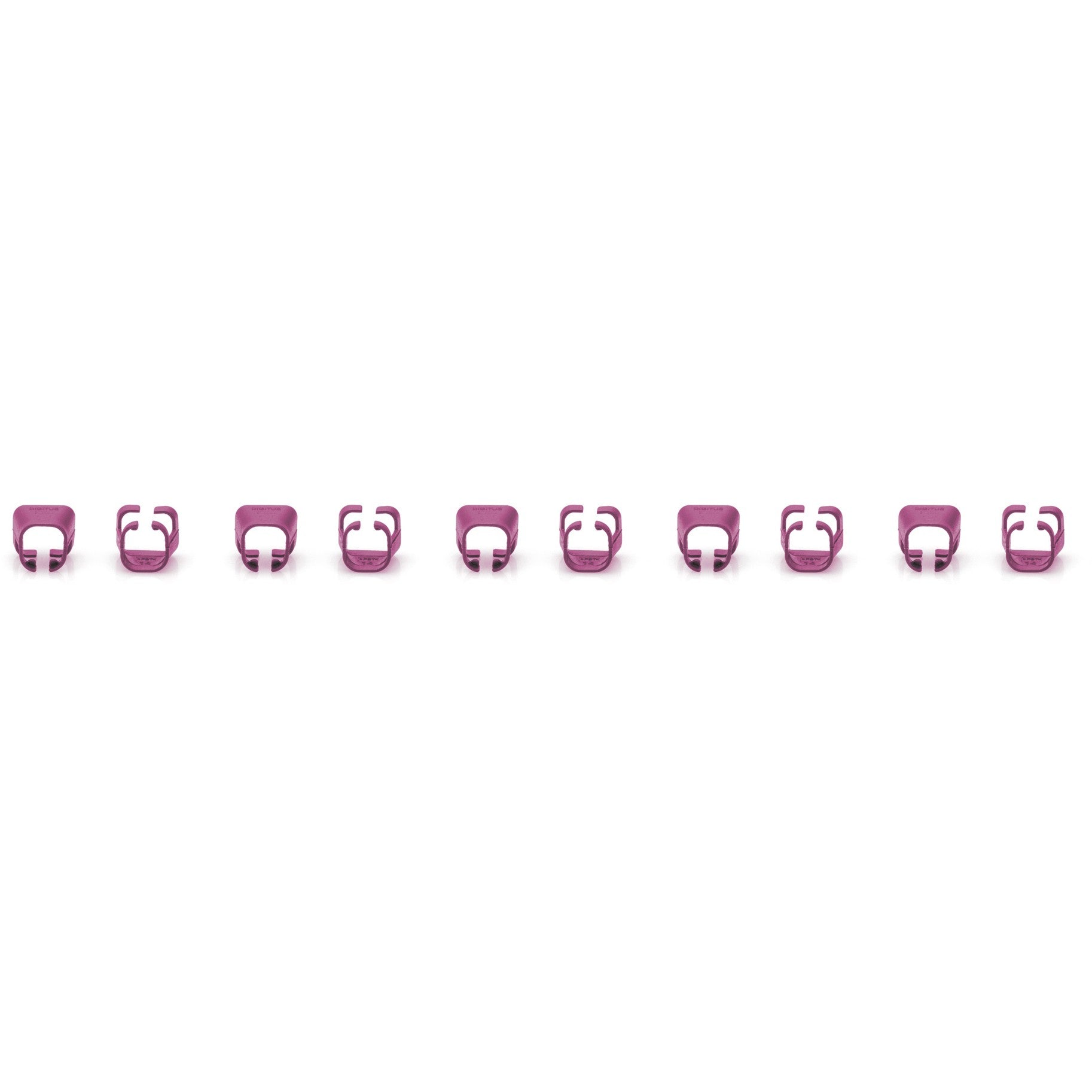 DIGITUS Farbclips für Patchkabel 100Stk. Magenta