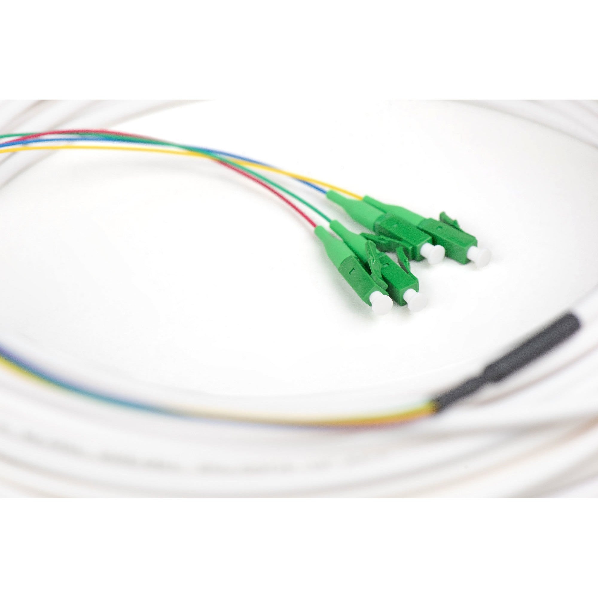 DIGITUS FTTH Drop Kabel LC/APC 30m Singlemode 4 Fasern OS2