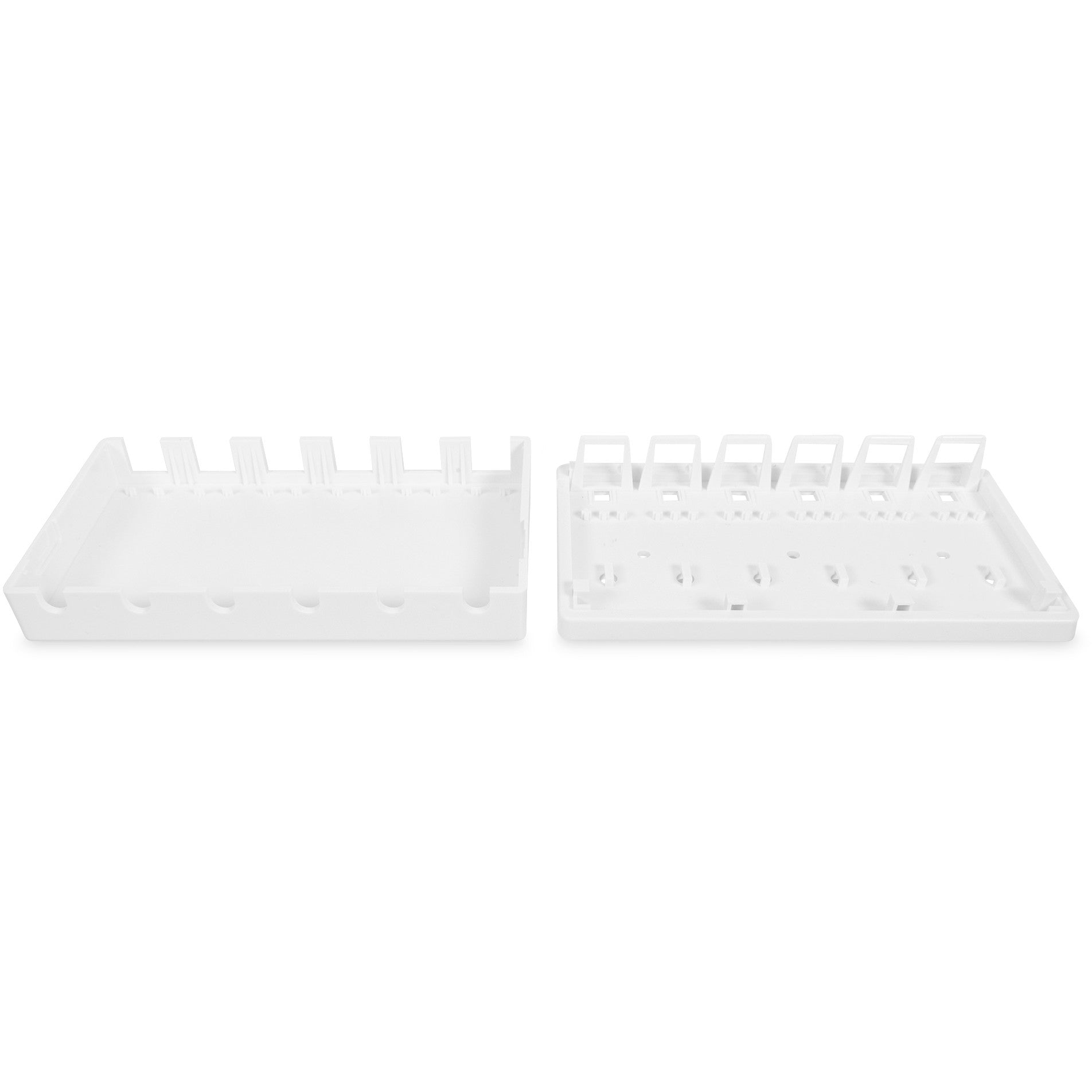 DIGITUS Gehäuse für Keystone Jacks 6-Port. weiß. Aufputzbox