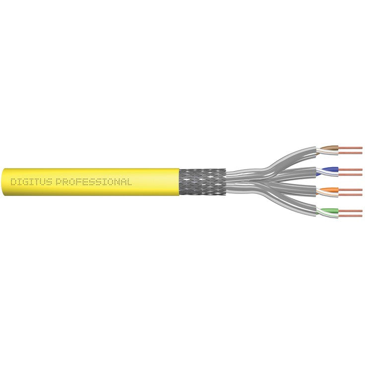 DIGITUS Cat.7A S/FTP Verlegekabel. 500 Meter. simplex. B2ca