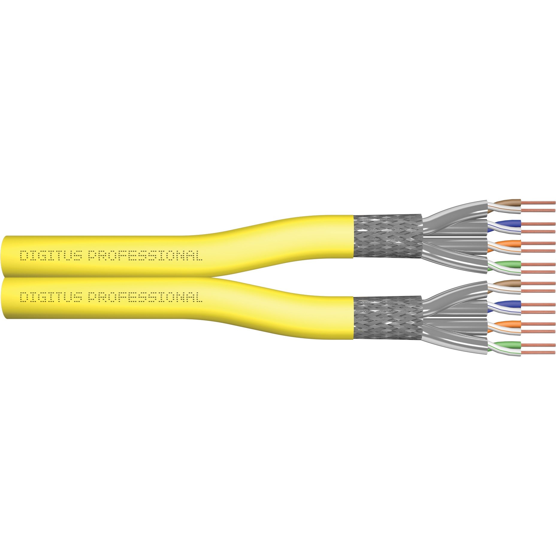 DIGITUS Cat.7A S/FTP Verlegekabel.100m.duplex.Dca-s1a d1 a1