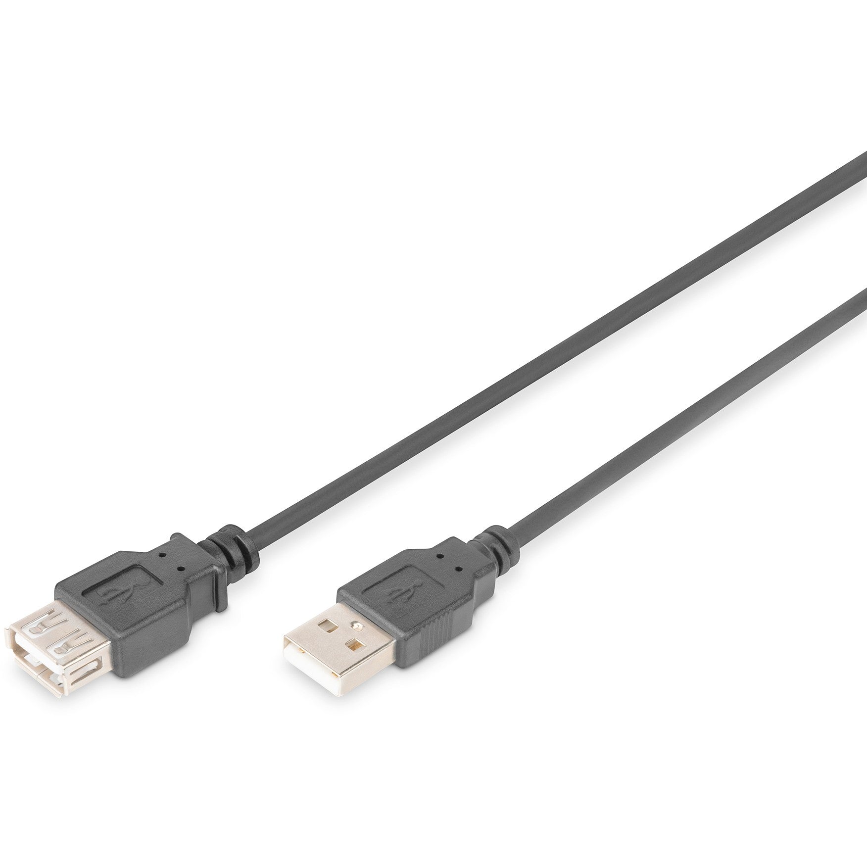 DIGITUS USB 2.0 Verlängerungskabel Typ A -A St/Bu 3.0m. sw