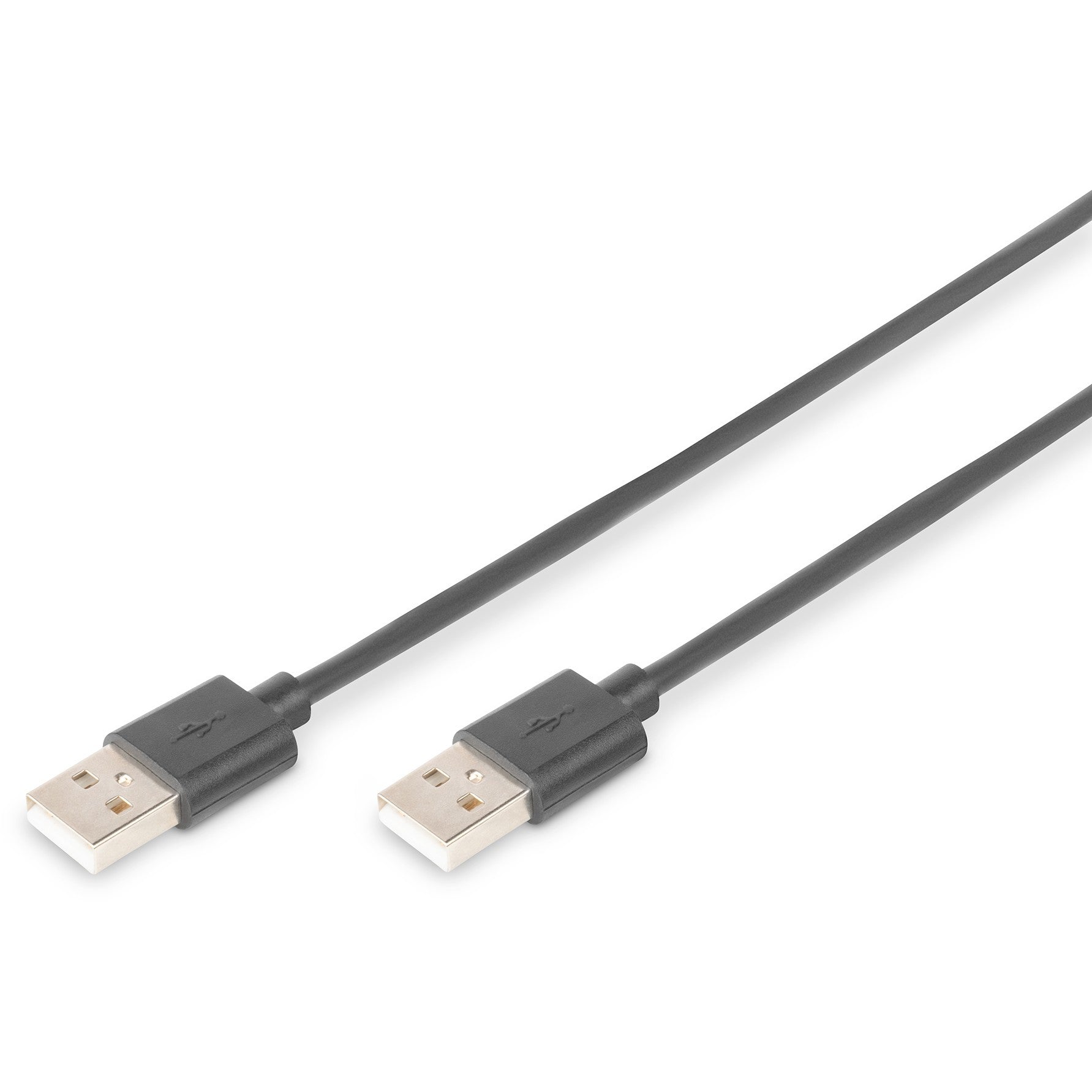 DIGITUS USB 2.0 Anschlusskabel Typ A -A St/St 1.8m. sw