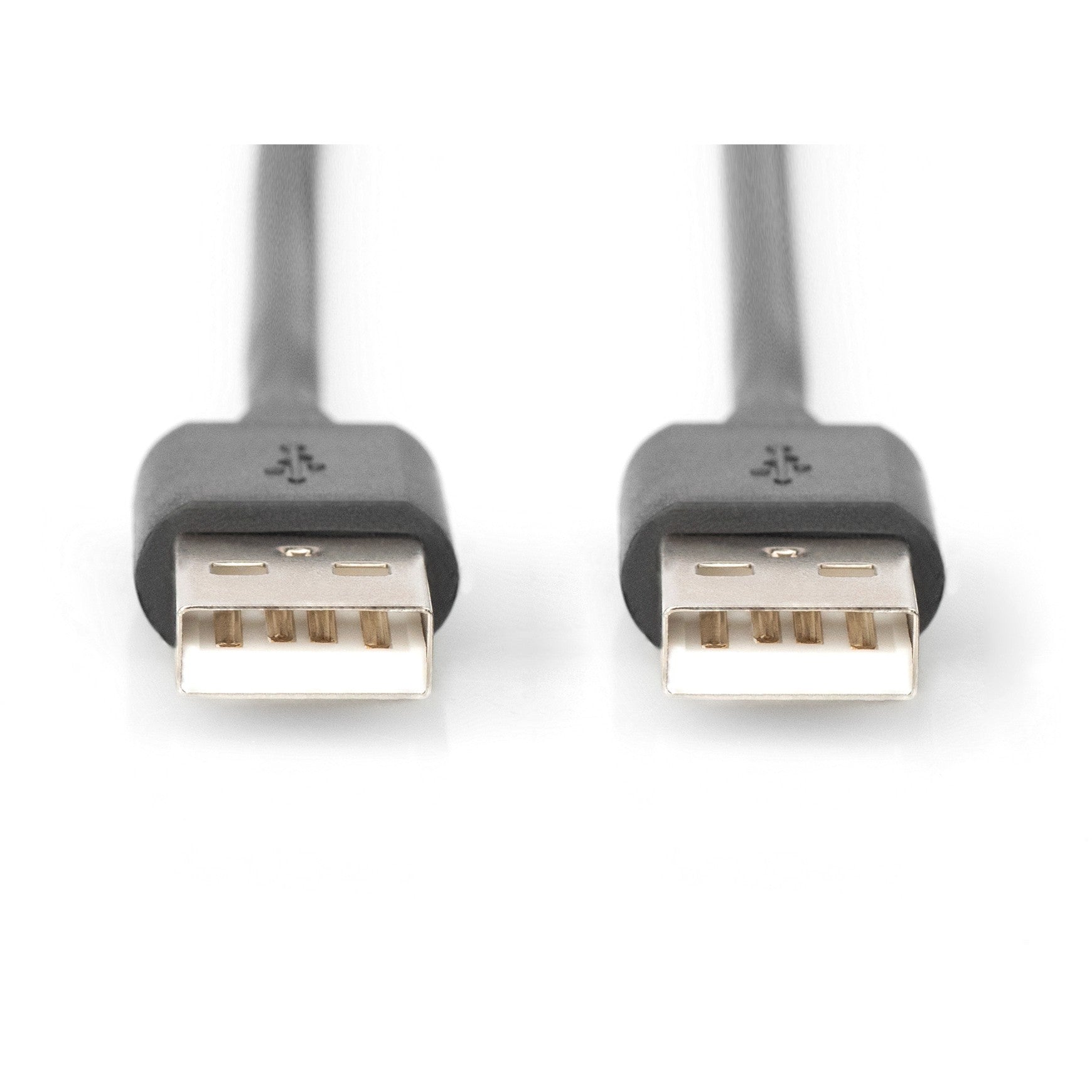 DIGITUS USB 2.0 Anschlusskabel Typ A -A St/St 1.8m. sw
