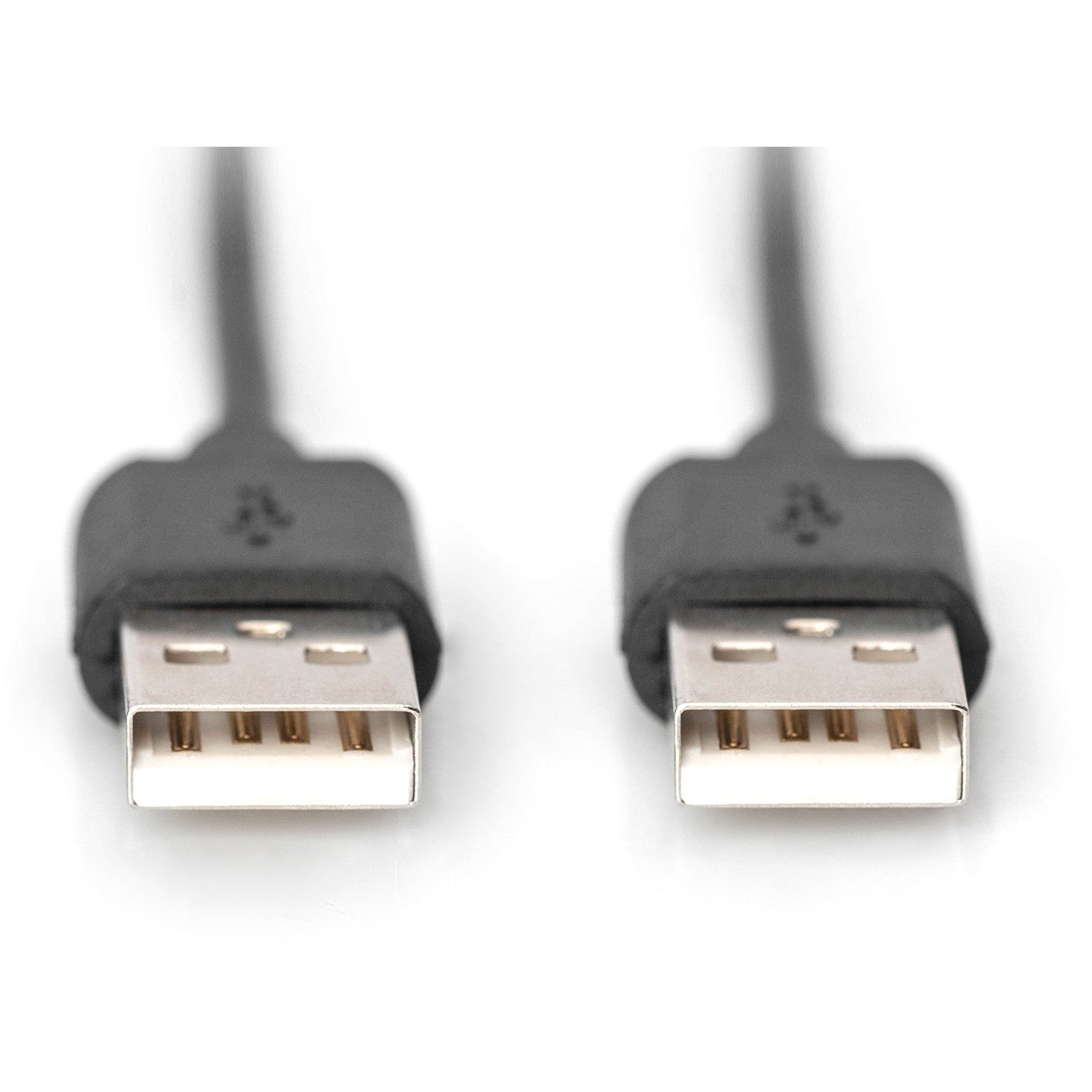 DIGITUS USB 2.0 Anschlusskabel Typ A -A St/St 3.0m. sw