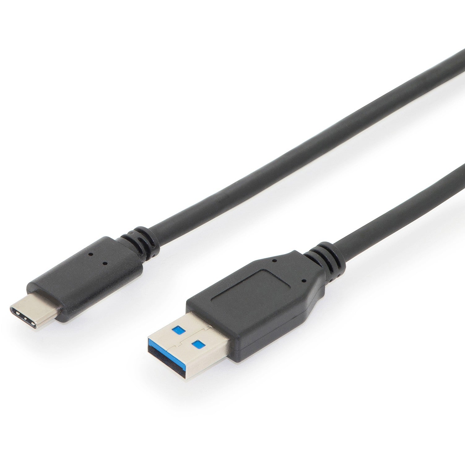 DIGITUS USB 2.0 Anschlusskabel Typ C -A St/St 1.0m. sw