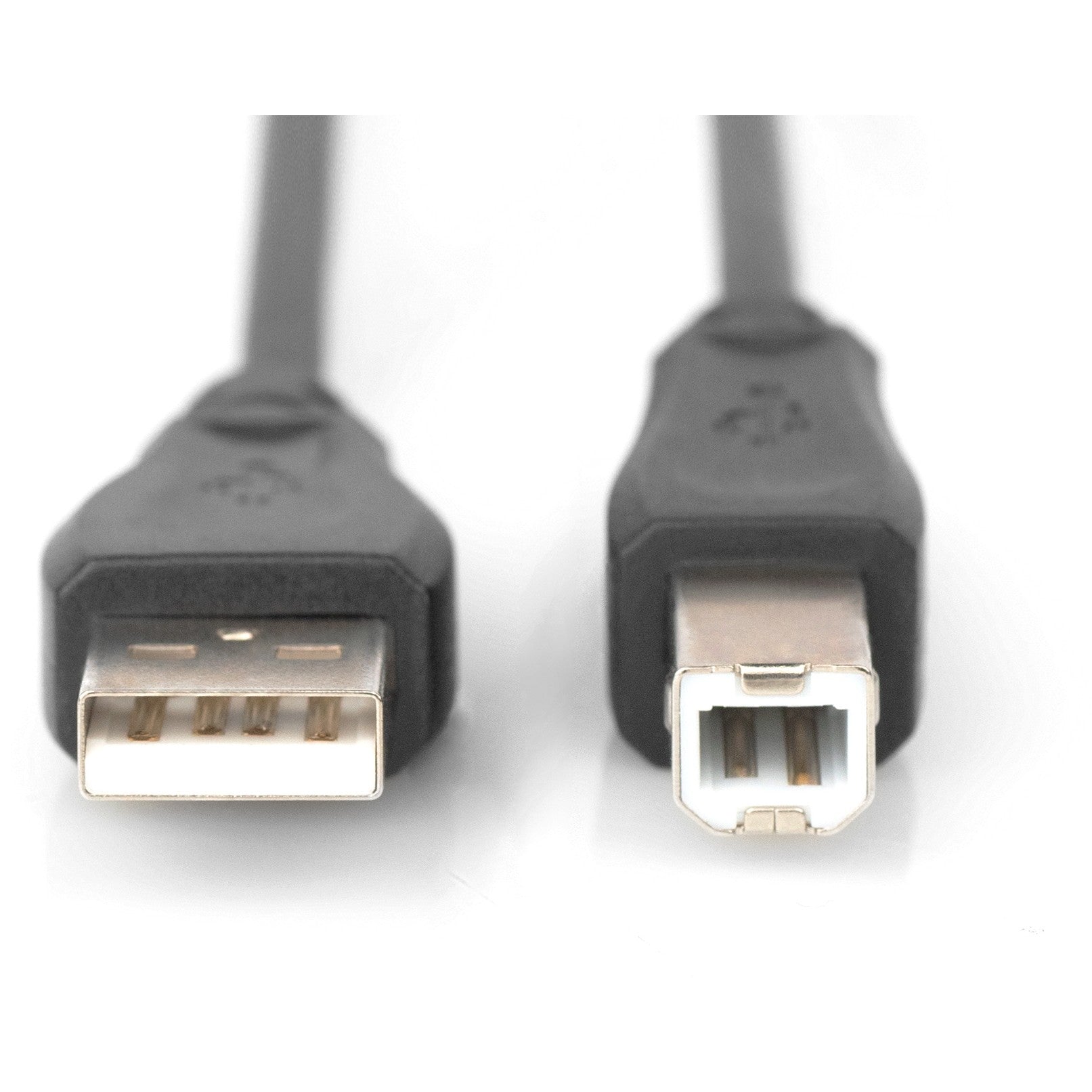 DIGITUS USB 2.0 Anschlusskabel. USB A auf USB-B. 3.0m sw