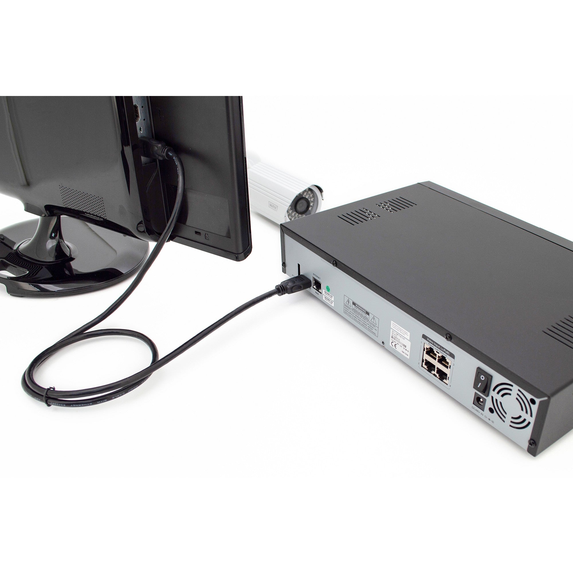 DIGITUS HDMI-Kabel A HighSpeed Ethernet St/St 2.0m schwarz