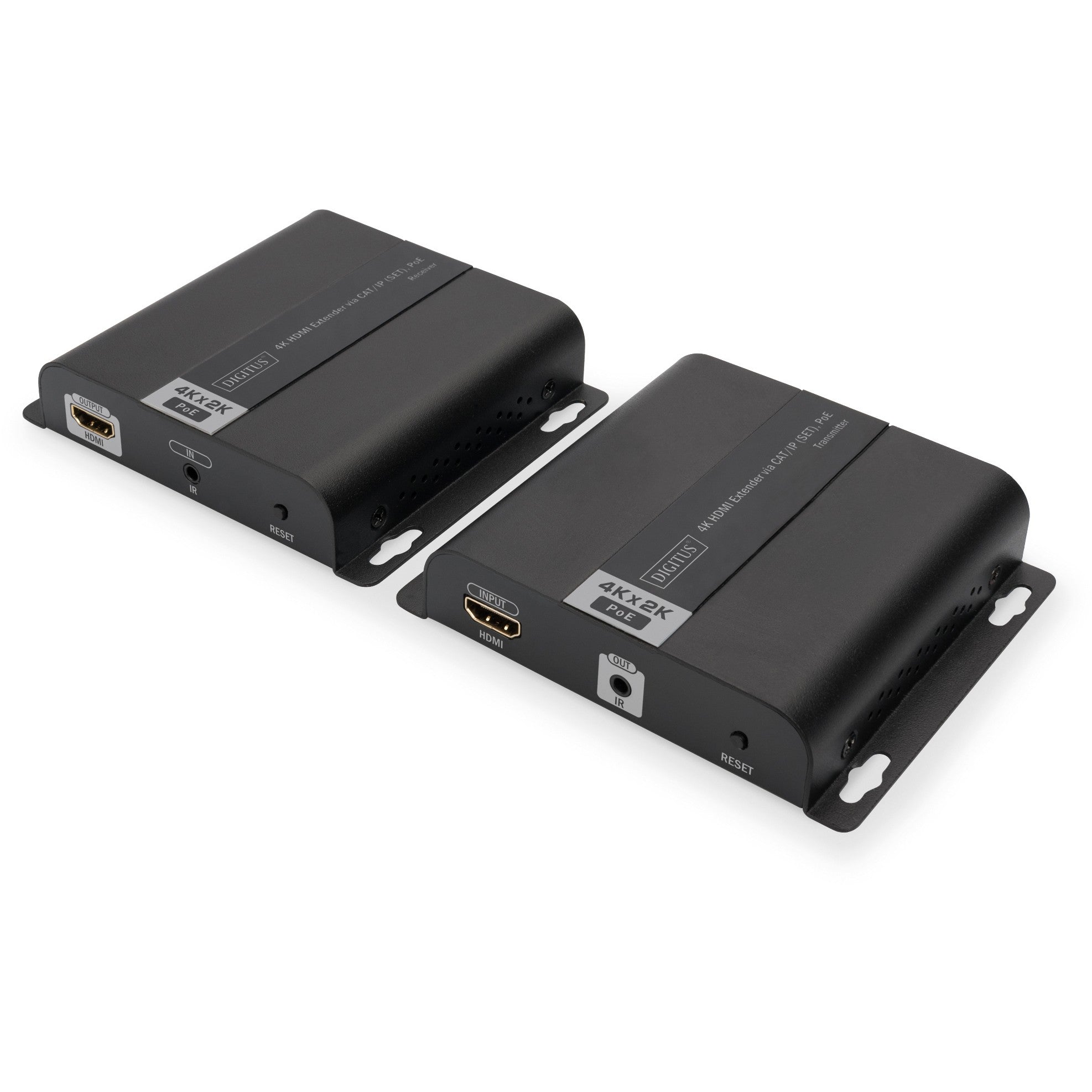 DIGITUS 4K HDMI Extender über CAT/IP (Set). PoE