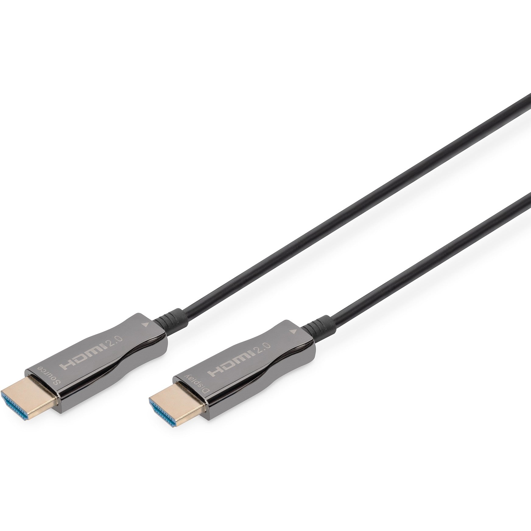 DIGITUS HDMI AOC Hybrid Glasfaserkabel. UHD 4K. 10 m