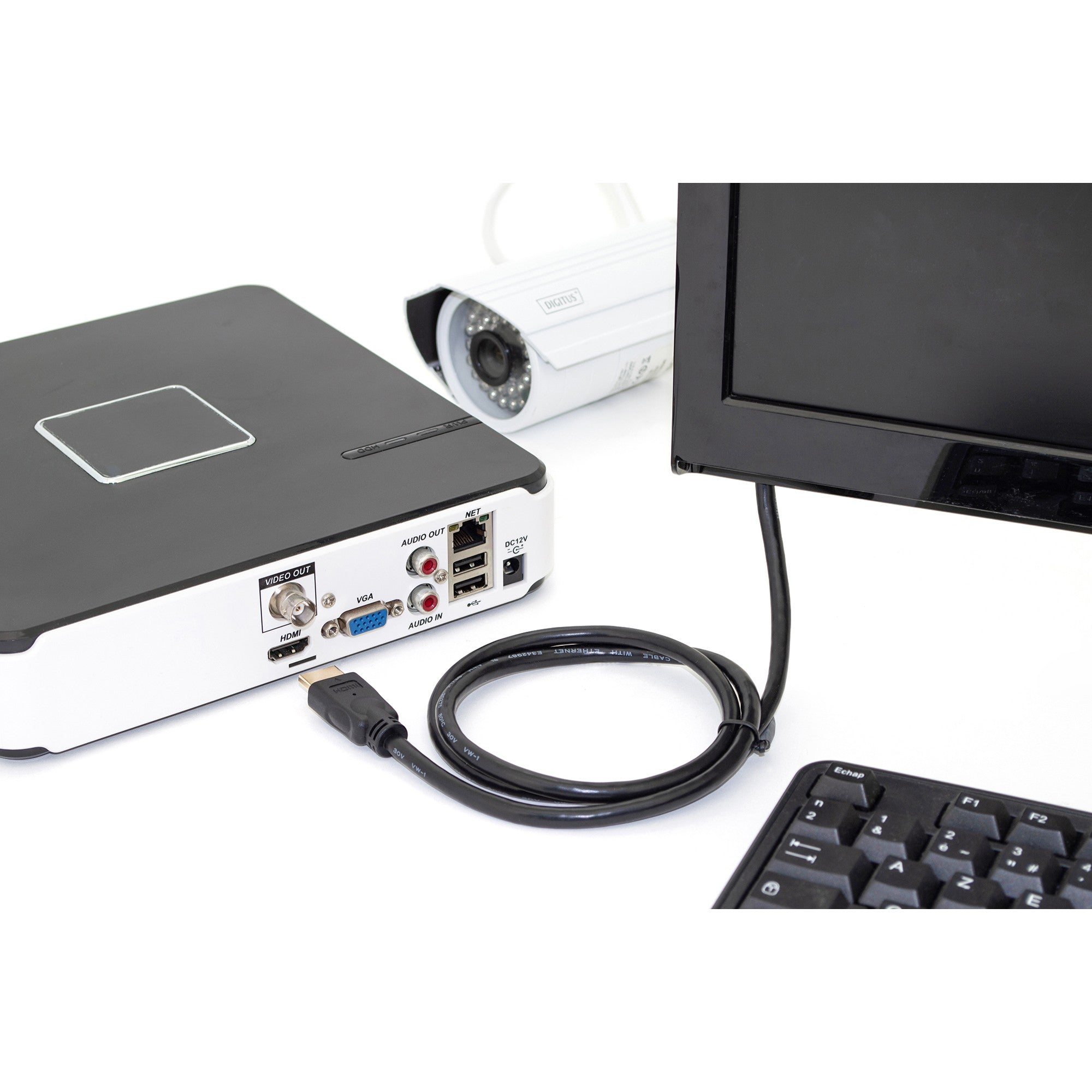 DIGITUS HDMI Anschlusskabel TypA 4K 60Hz Ethernet 5.0m