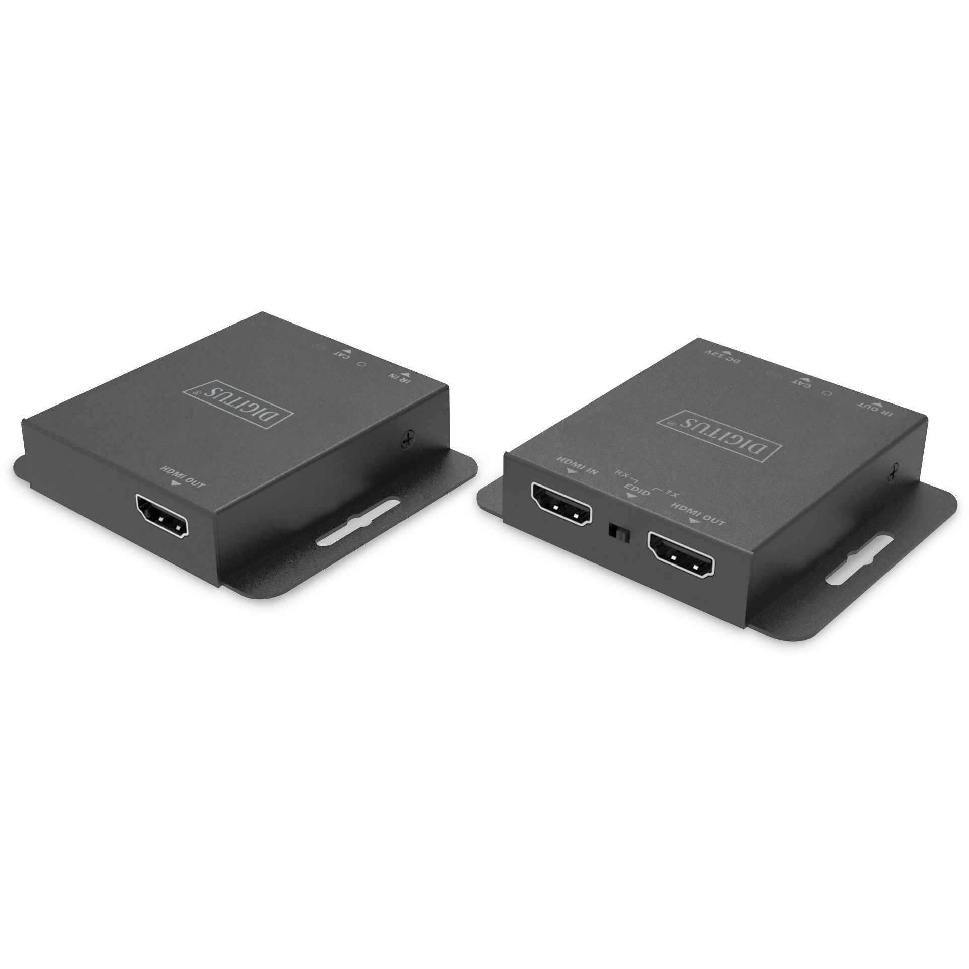 DIGITUS HDMI Extender Set USB 70m 4K schwarz