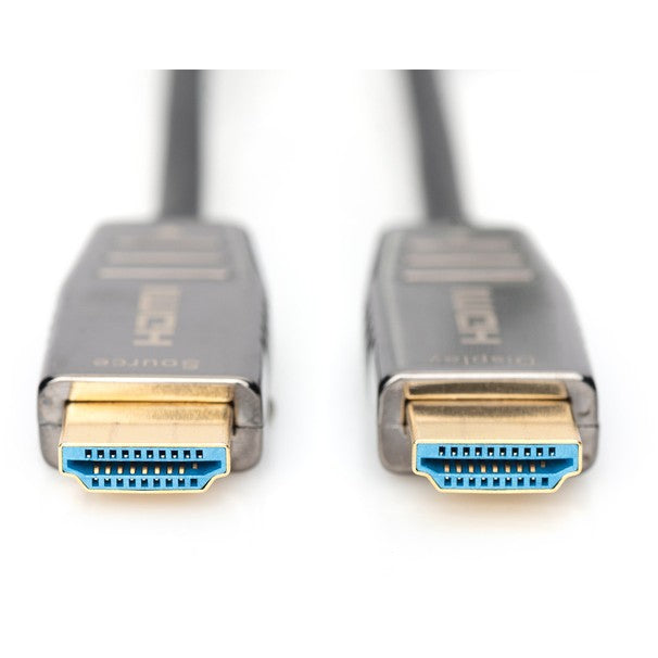 DIGITUS HDMI AOC Hybrid Glasfaserkabel UHD 8K 20m schwarz