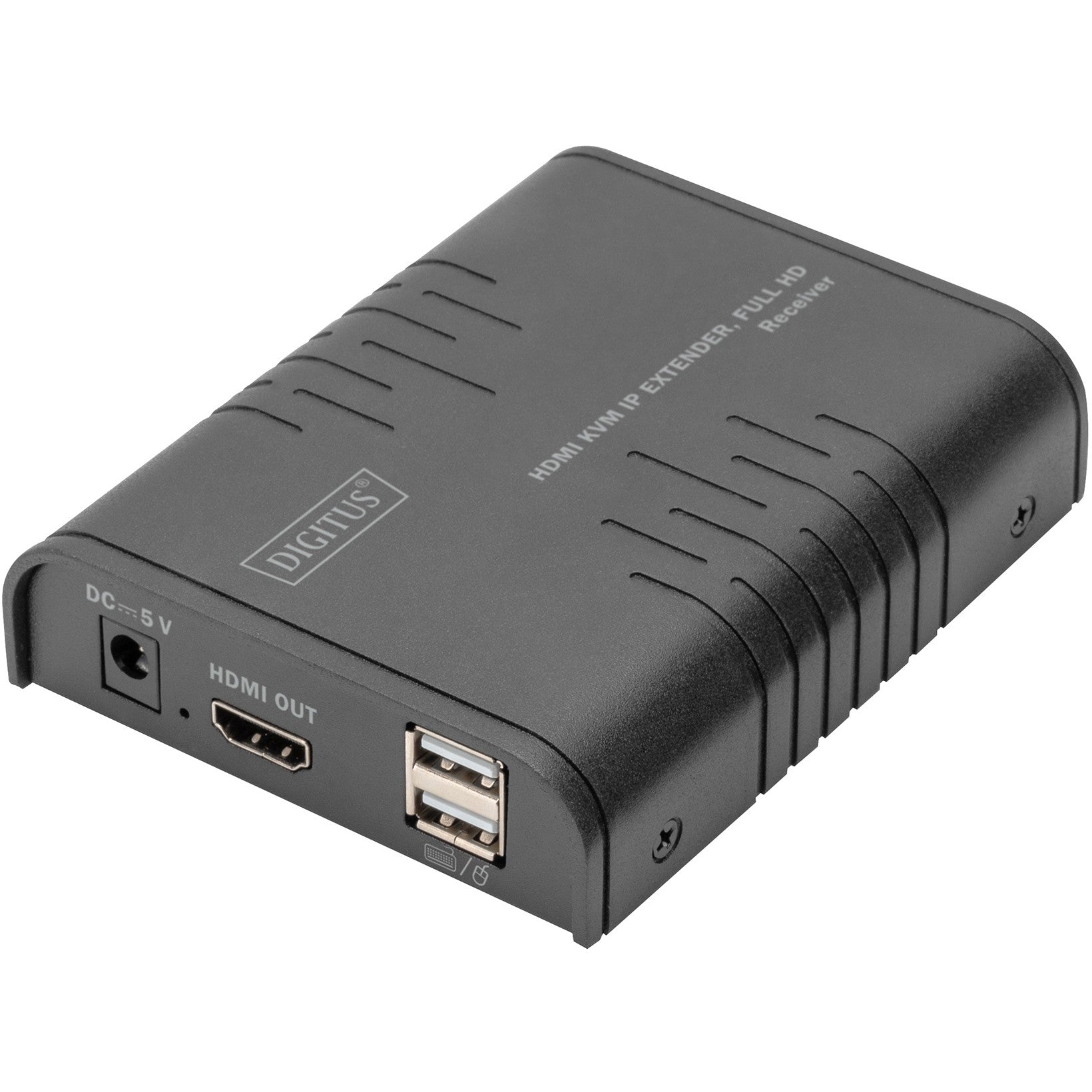 DIGITUS HDMI KVM IP Extender Receiver. Full HD 1.2m Kabel