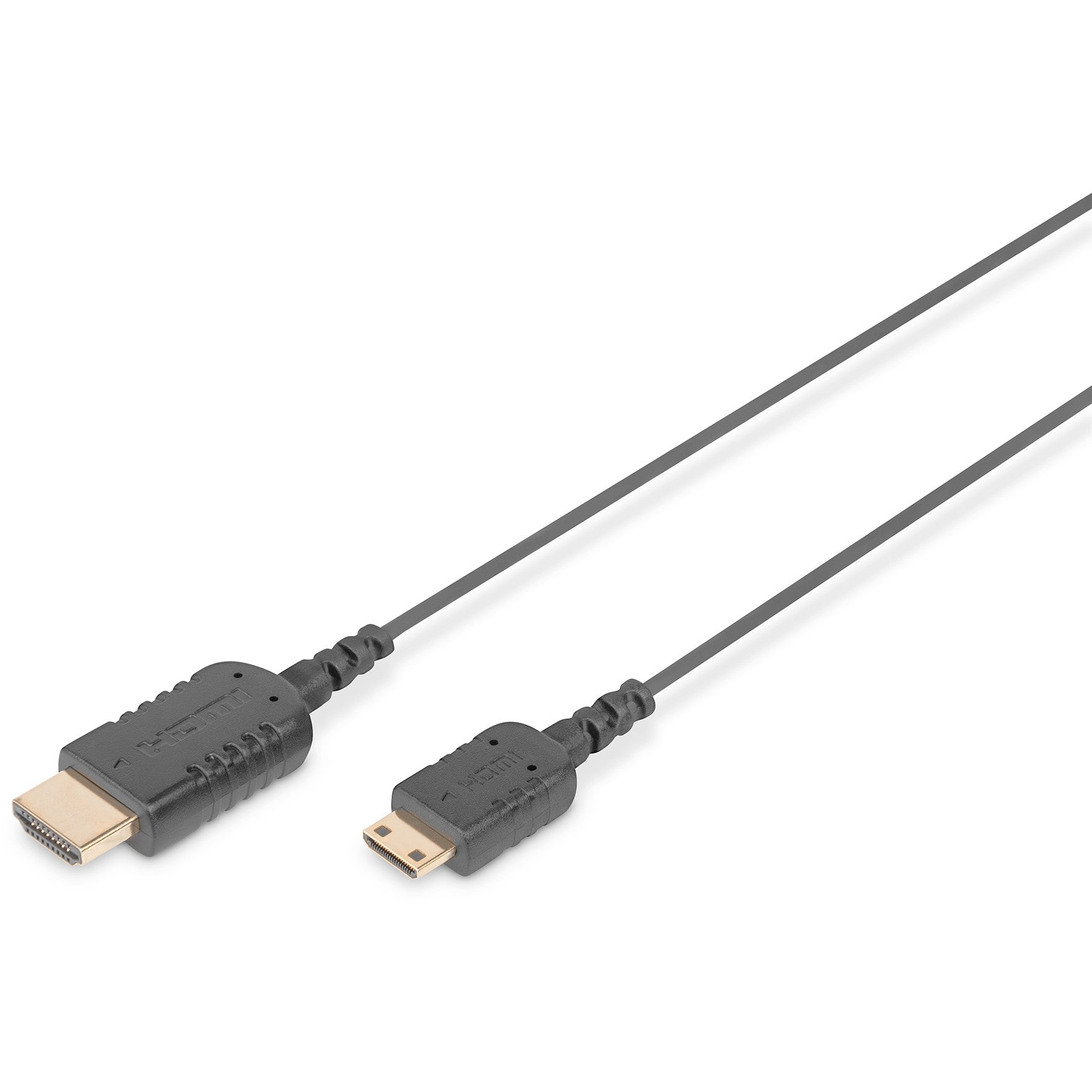 DIGITUS HDMI Anschlusskabel. C-A. HighFlex St/St. 2.0m. sw