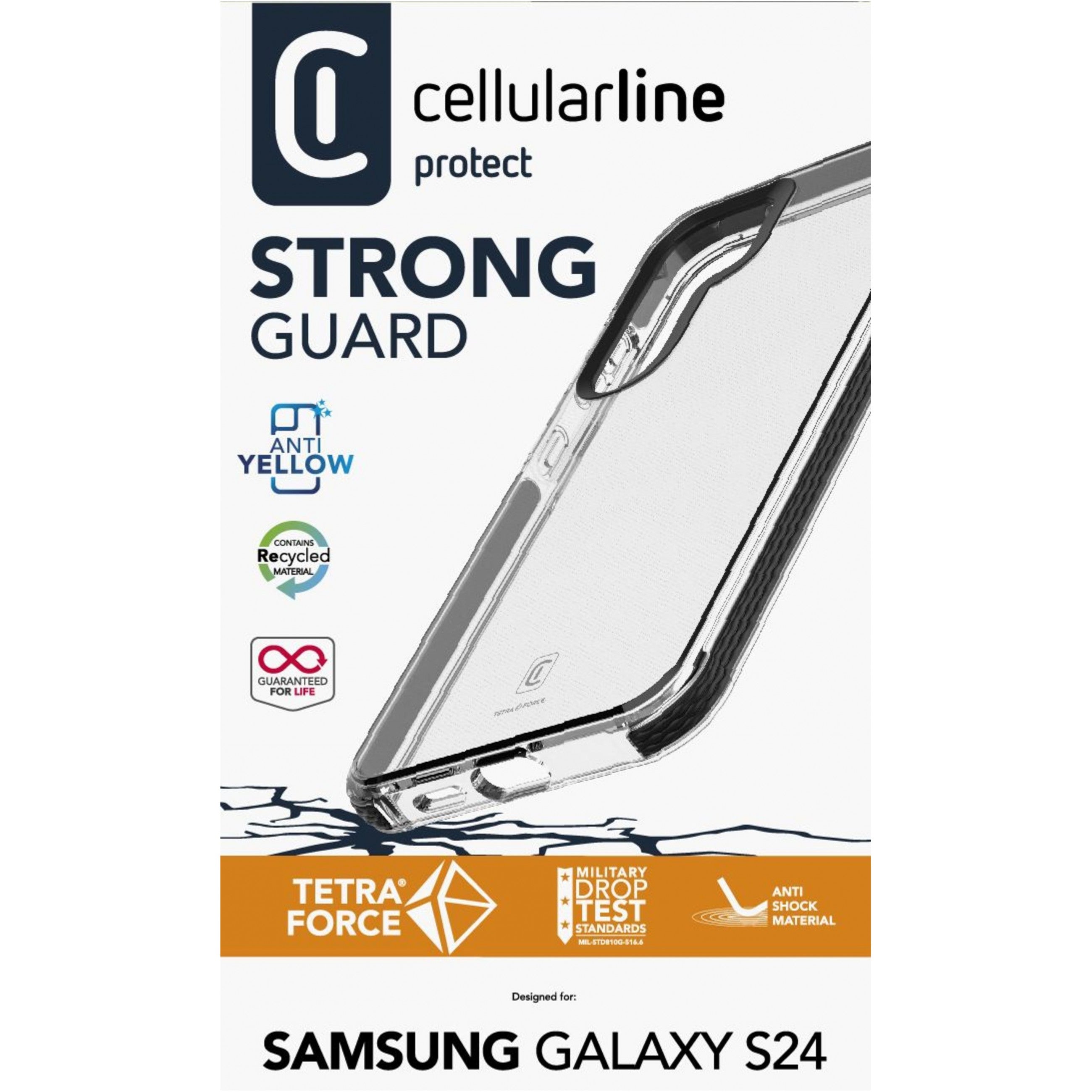 Cellularline Hard Case Tetra Force fr Samsung S24