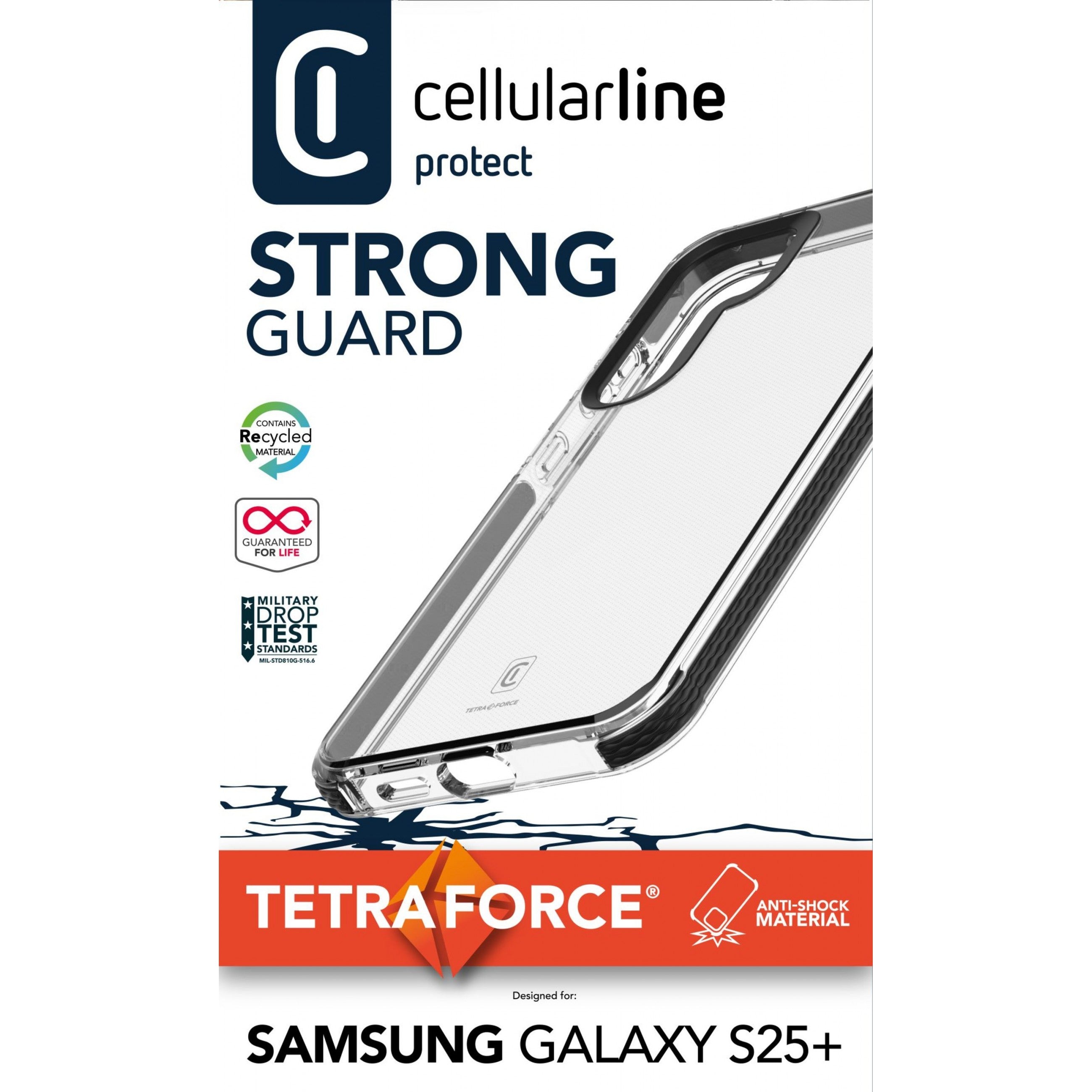 Cellularline Hard Case Tetra Force Strong Guard Samsung S25+
