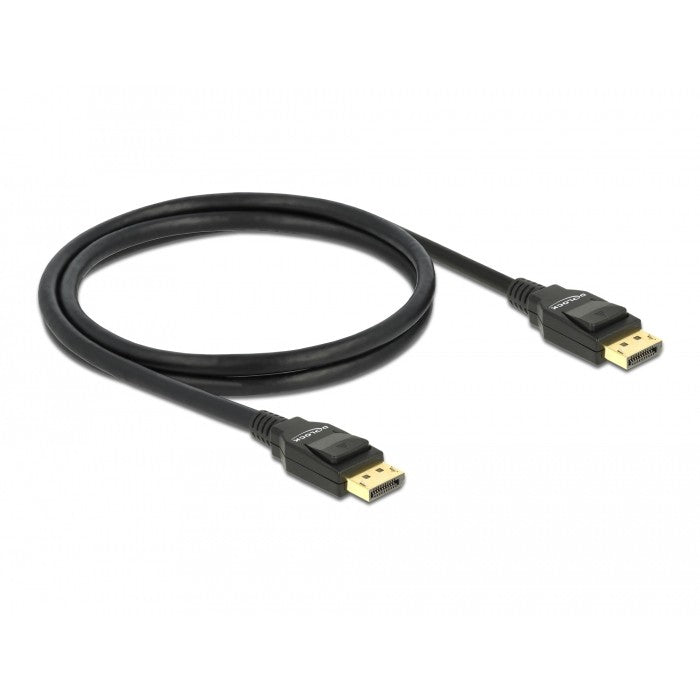 DELOCK Kabel Displayport St-St. Gold 1m