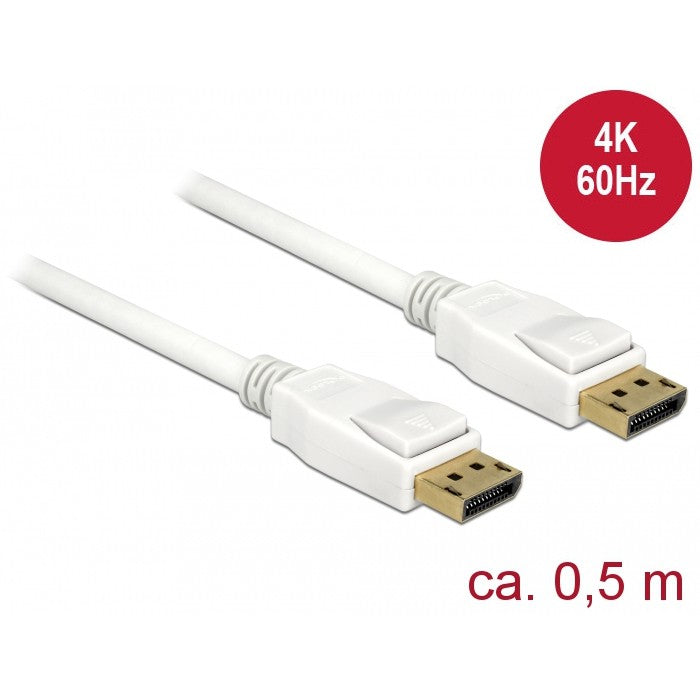 DELOCK Kabel Displayport 1.2 Stecker > Displayport Stecker 4K 60 Hz 1.5 m schwarz
