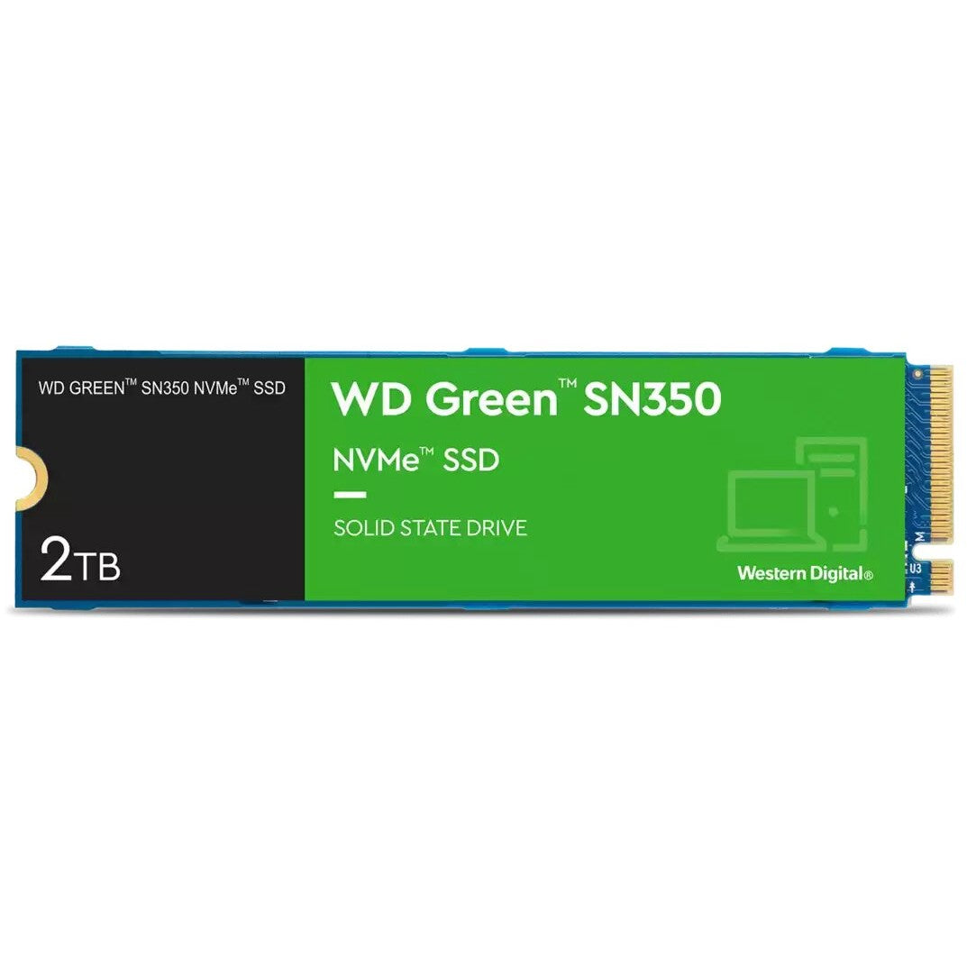 M.2 WD Green SN350 NVMe 2TB 2280 PCIe Gen3 8Gb/s